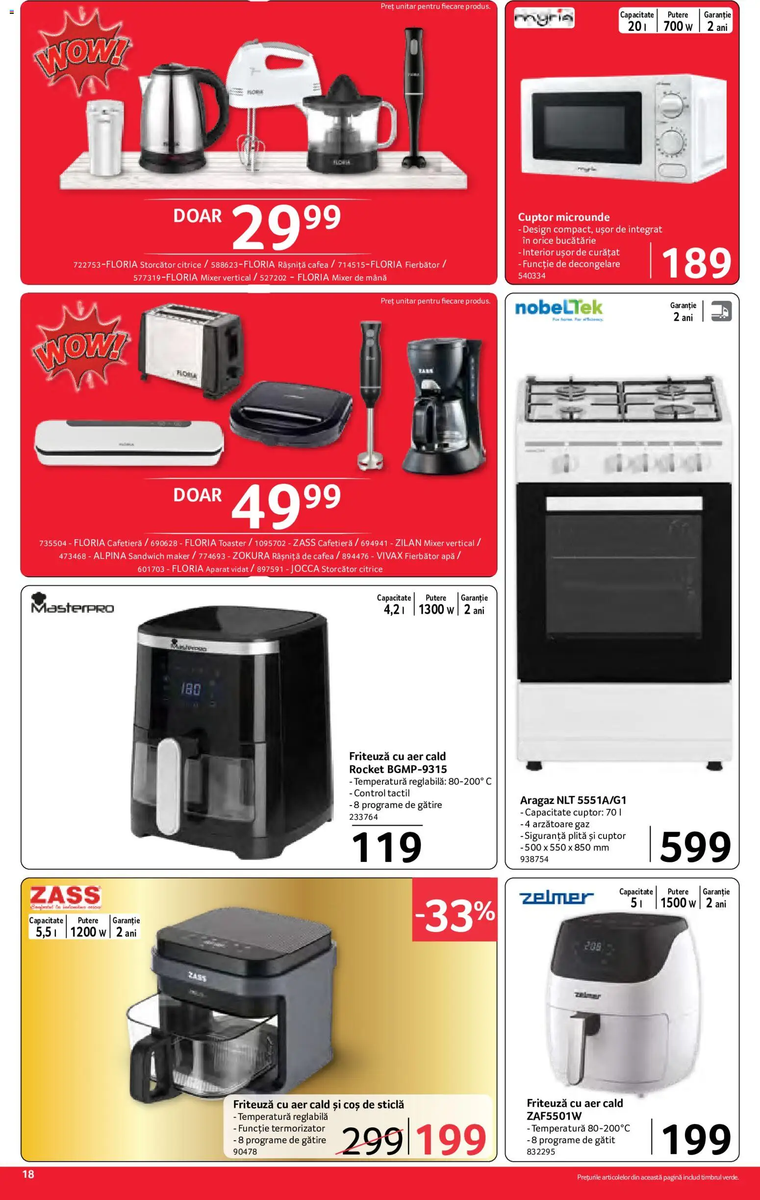 Catalog Selgros 29 Mai - 10 Iunie 2026 | Pagina 18 | Produse: Plită, Coș, Bucătărie, Cafea