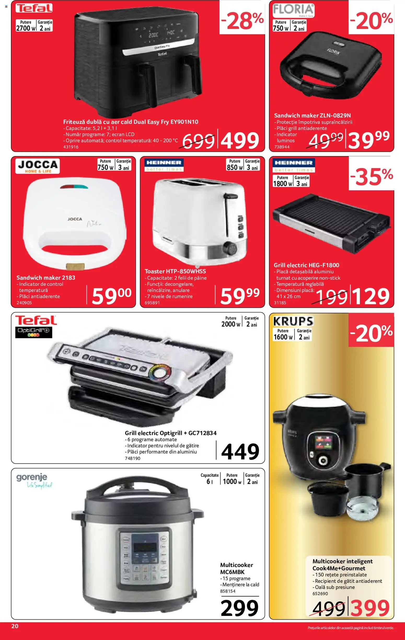 Catalog Selgros 29 Mai - 10 Iunie 2026 | Pagina 20 | Produse: Oală, Toaster, Friteuză, Pâine