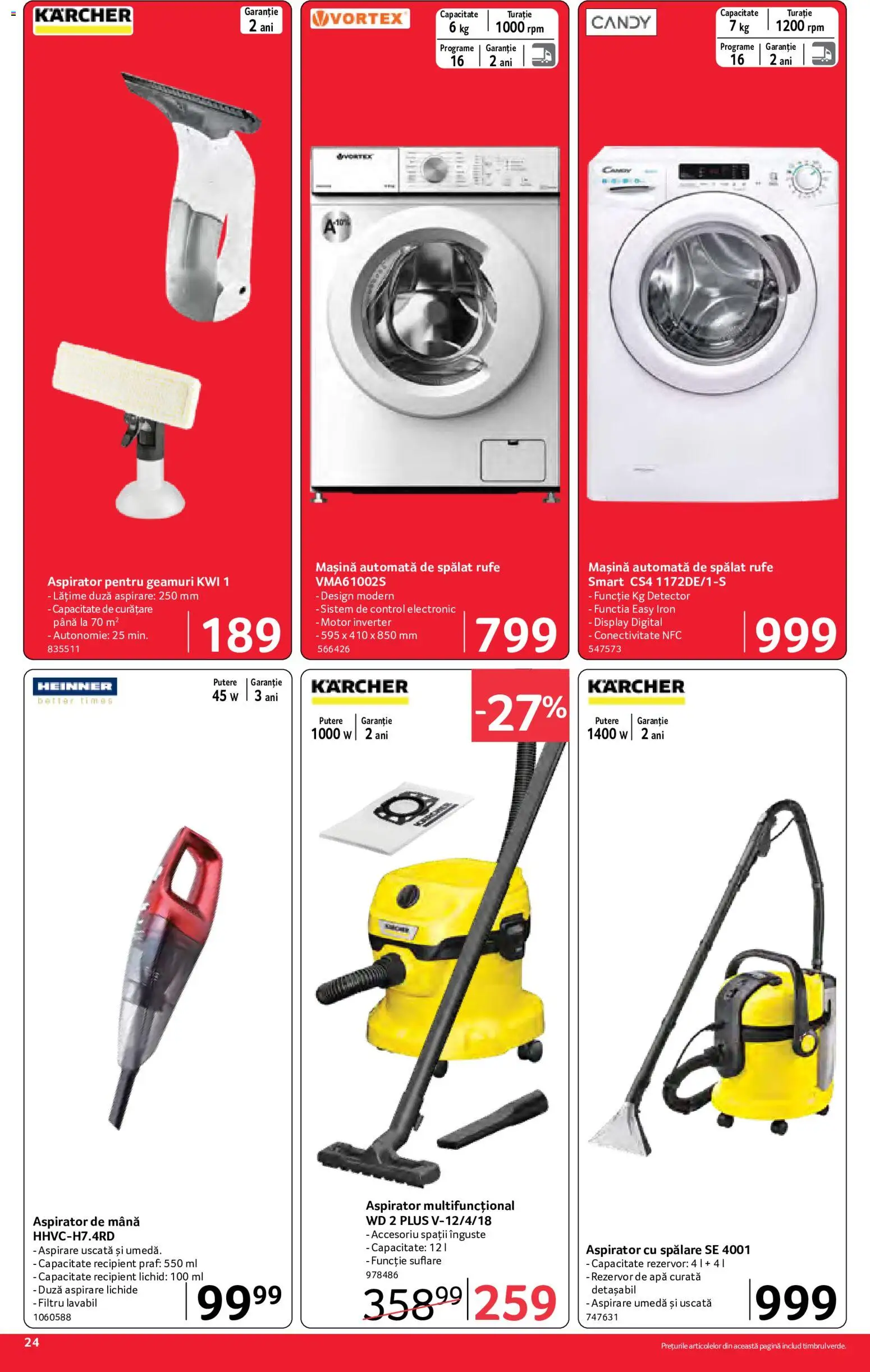 Catalog Selgros 29 Mai - 10 Iunie 2026 | Pagina 24 | Produse: Aspirator, Apă