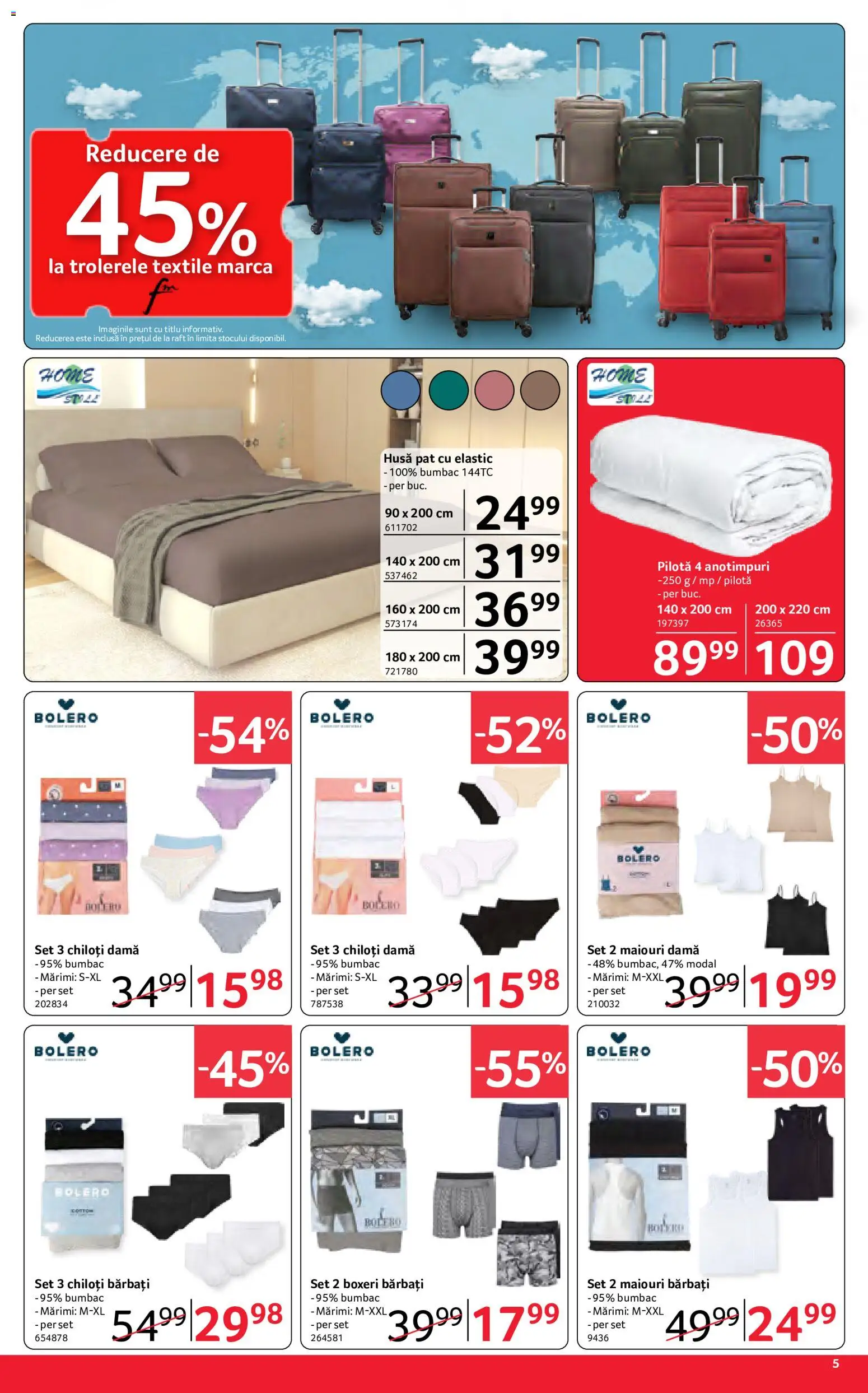 Catalog Selgros 29 Mai - 10 Iunie 2026 | Pagina 5 | Produse: Pat, Pilotă, Raft, Chiloți