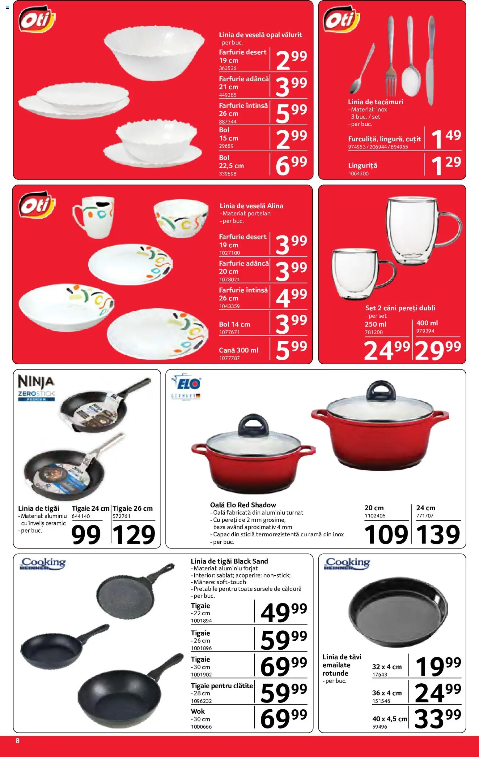 Catalog Selgros 29 Mai - 10 Iunie 2026 | Pagina 8 | Produse: Oală, Bol, Clătite, Farfurie