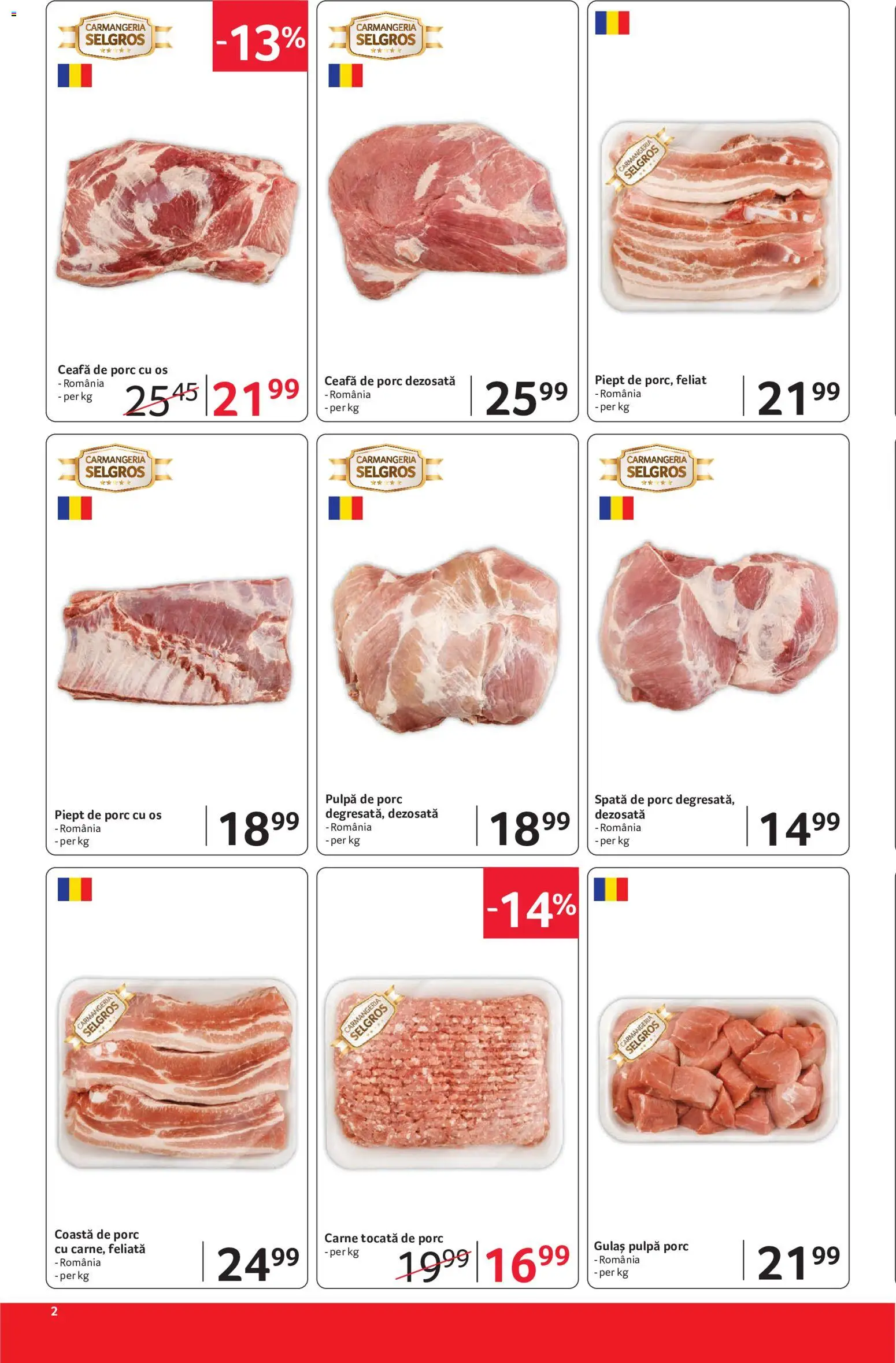Catalog Selgros 29 Mai - 10 Iunie 2026 | Pagina 2 | Produse: Keçeli kalem, Carne tocată, Gulaș