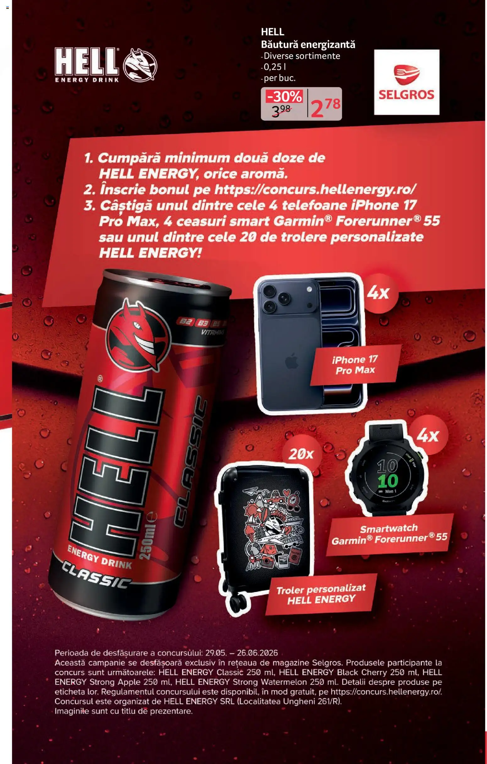 Catalog Selgros 29 Mai - 10 Iunie 2026 | Pagina 23 | Produse: Smartwatch, Apple, Băutură energizantă