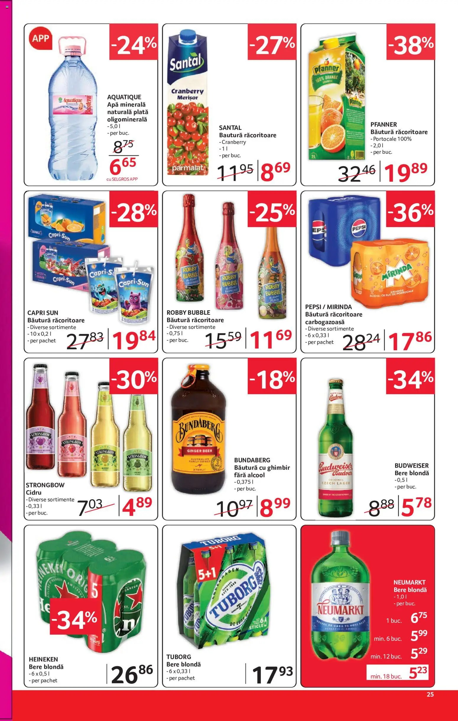 Catalog Selgros 29 Mai - 10 Iunie 2026 | Pagina 25 | Produse: Yazı tahtası kalemi, Bere, Portocale, Apă