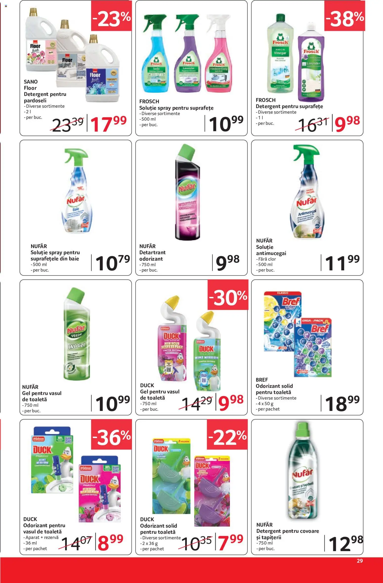Catalog Selgros 29 Mai - 10 Iunie 2026 | Pagina 29 | Produse: Toaletă, Detergent
