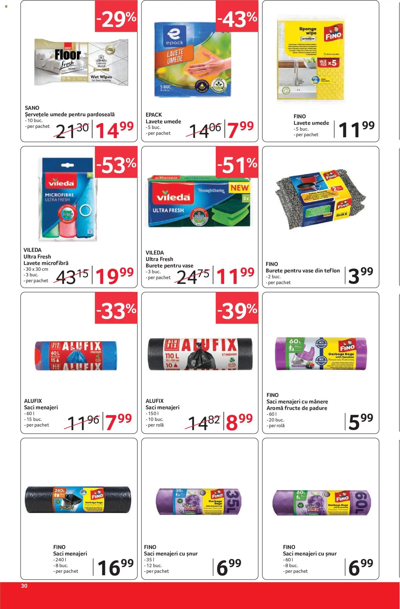 Catalog Selgros 29 Mai - 10 Iunie 2026 | Pagina 30 | Produse: Burete, Pardoseală, Șervețele umede, Fructe