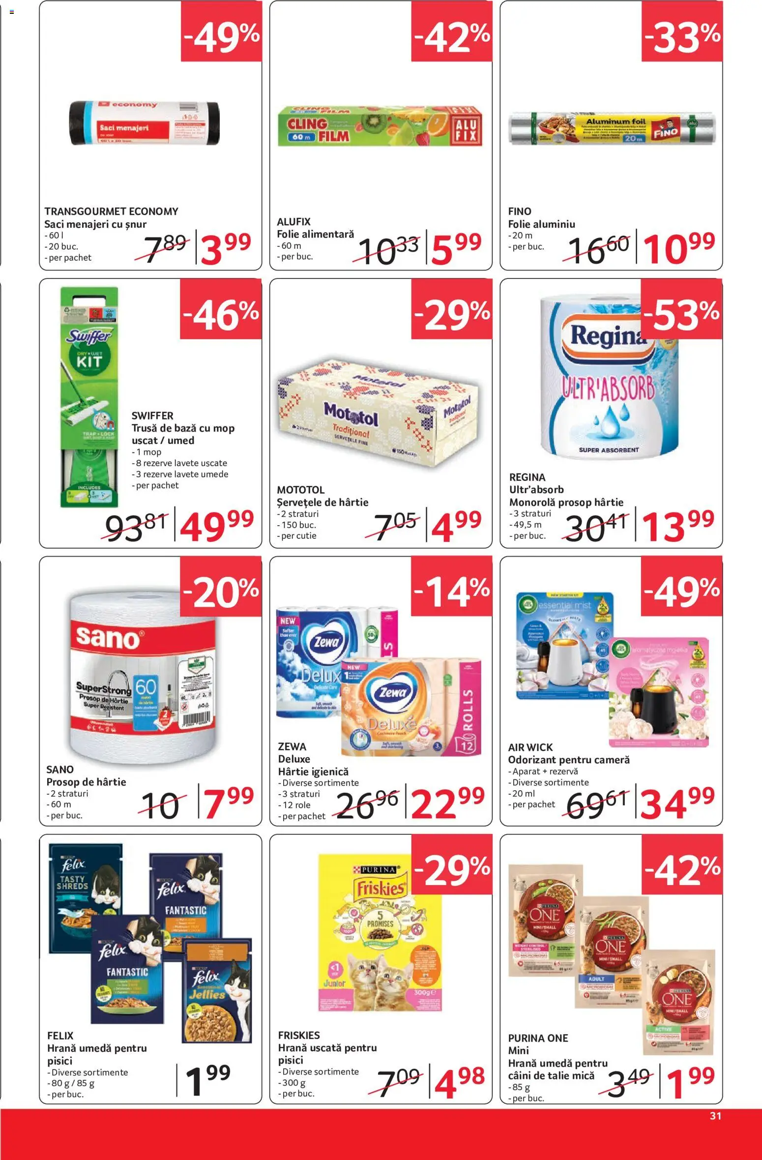 Catalog Selgros 29 Mai - 10 Iunie 2026 | Pagina 31 | Produse: Cameră, Mop, Saci menajeri, Lavete