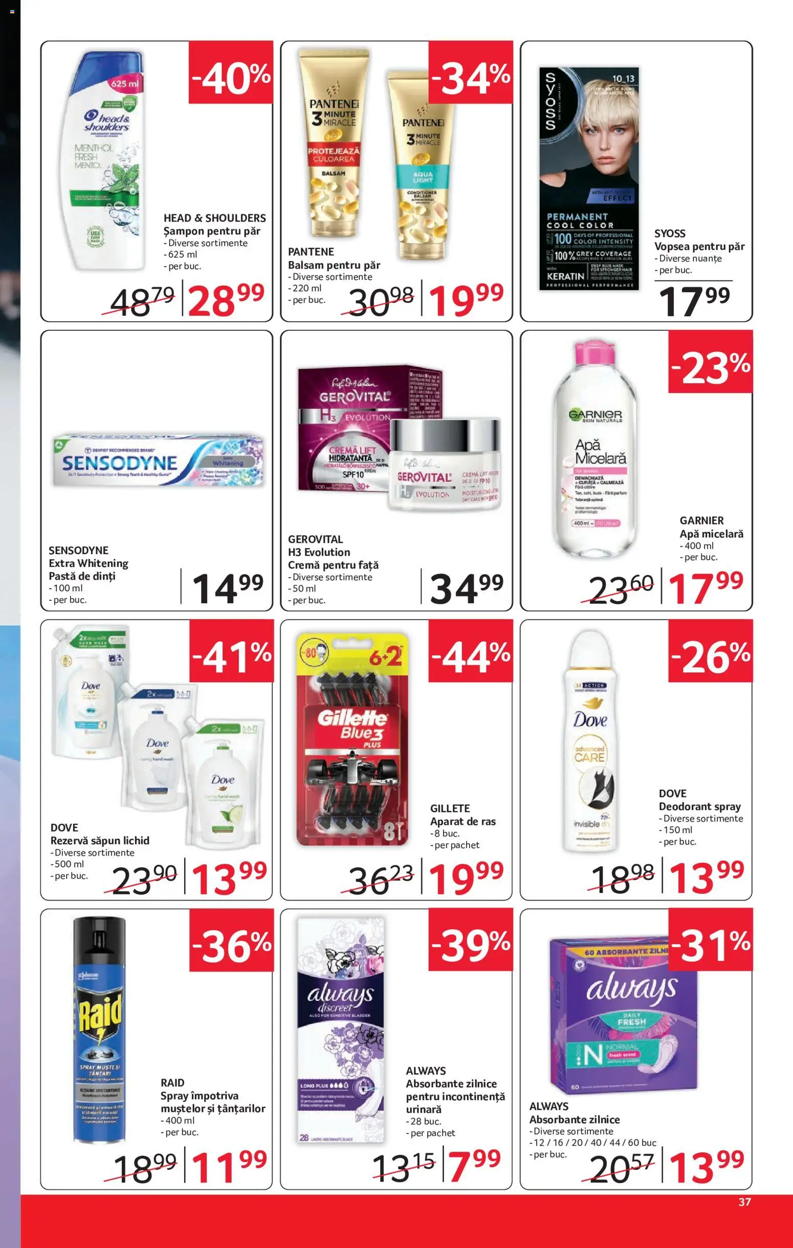Catalog Selgros 29 Mai - 10 Iunie 2026 | Pagina 37 | Produse: Aparat De Ras, Vopsea, Parfum, Deodorant