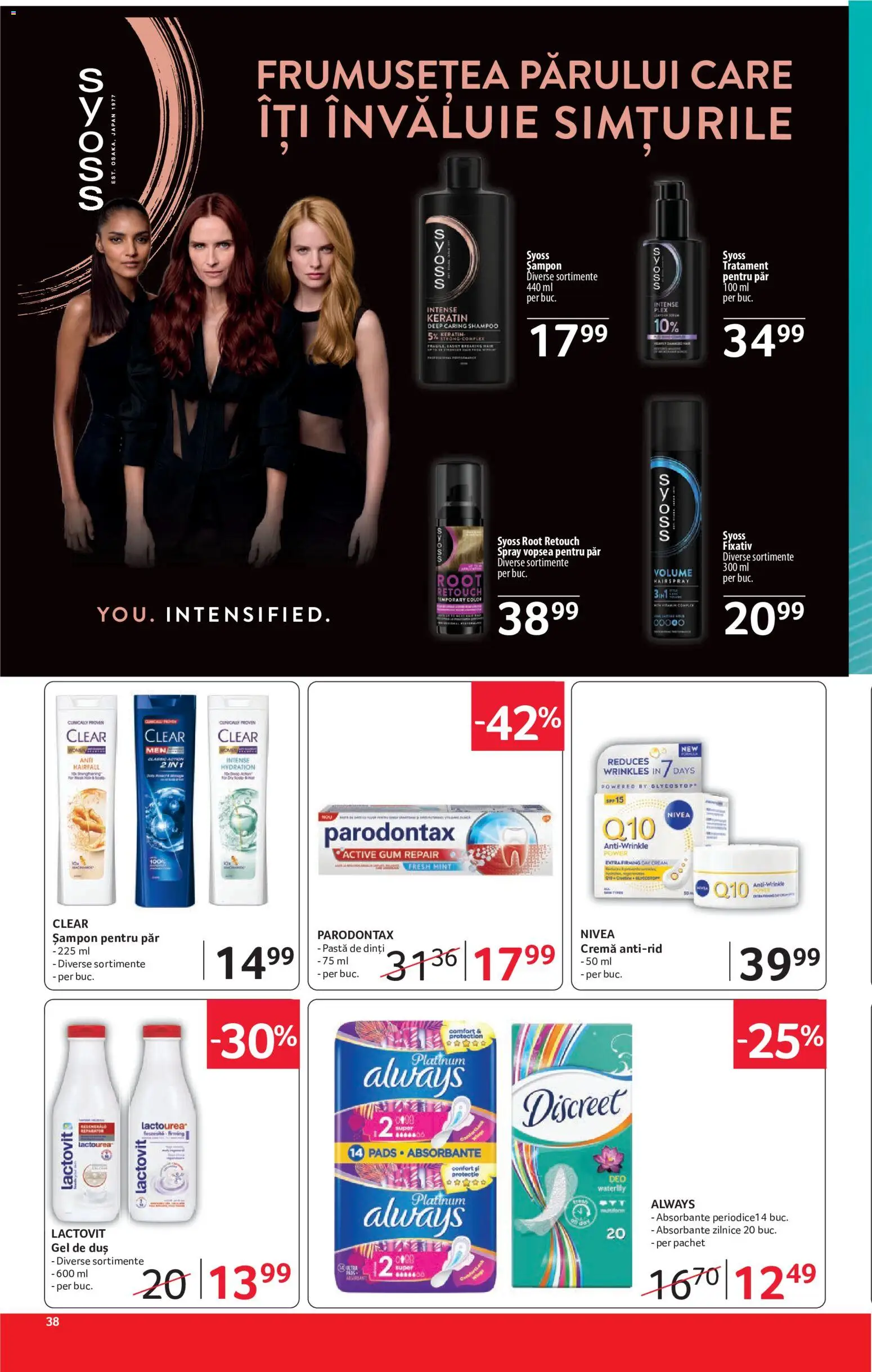 Catalog Selgros 29 Mai - 10 Iunie 2026 | Pagina 38 | Produse: Vopsea, Duș, Șampon, Pastă de dinți