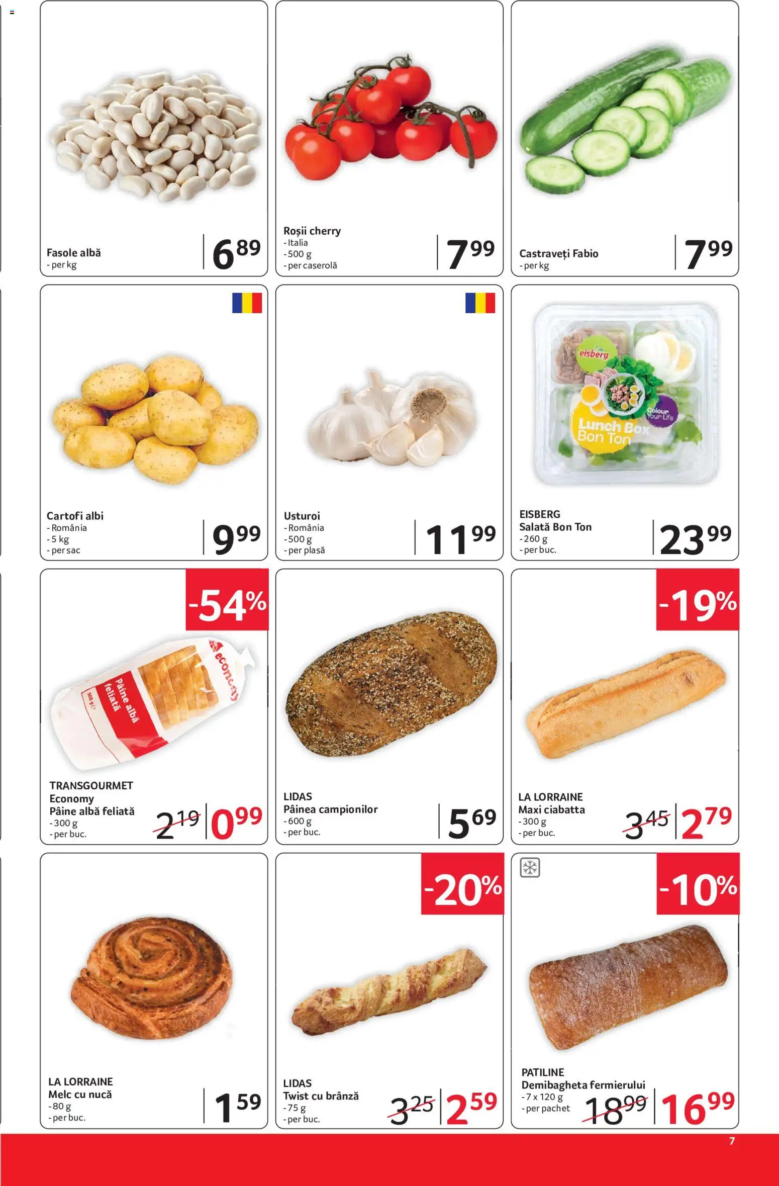 Catalog Selgros 29 Mai - 10 Iunie 2026 | Pagina 7 | Produse: Pâine, Fasole albă, Cartofi, Usturoi