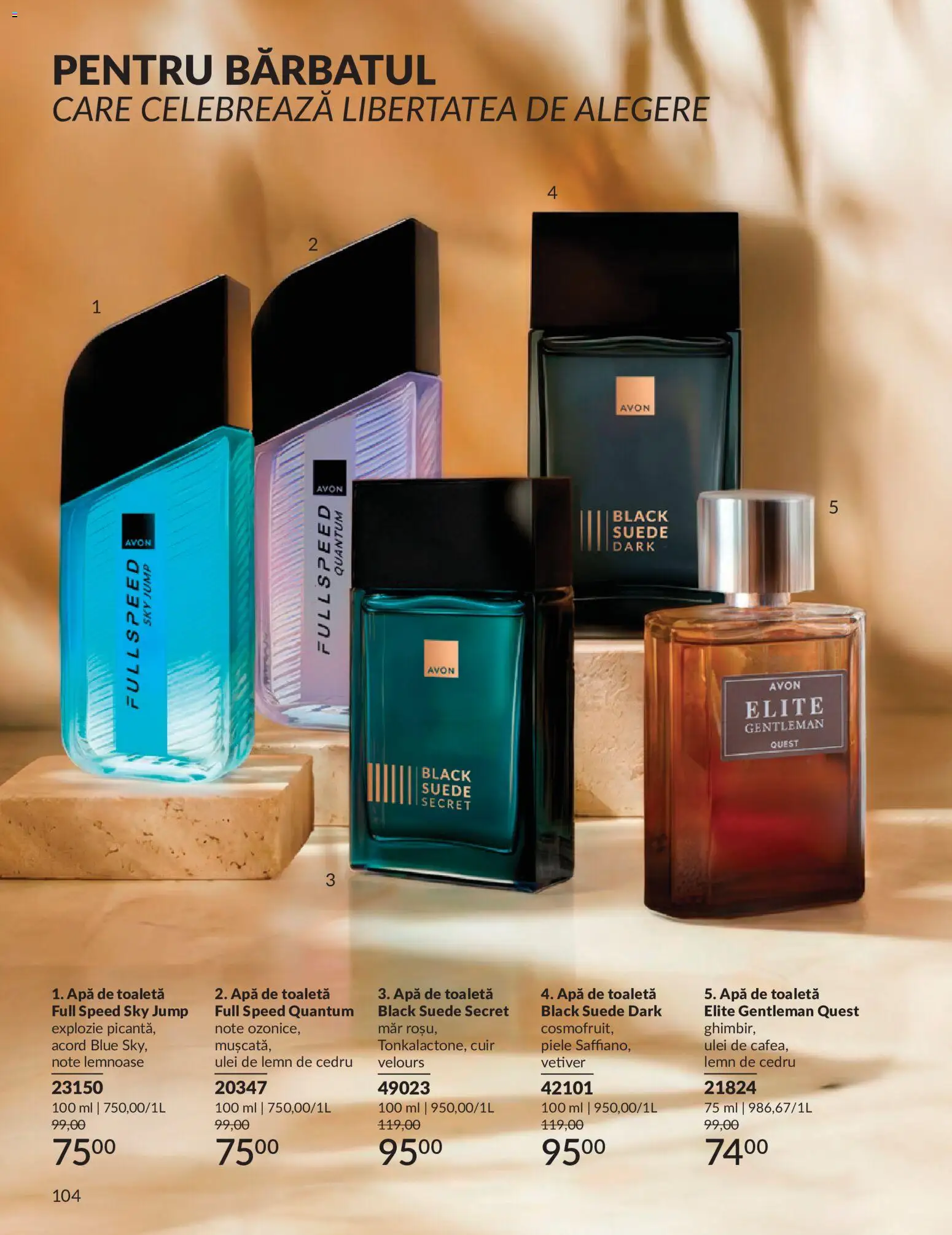Catalog Avon 1 - 29 Iunie 2026 | Pagina 106 | Produse: Toaletă, Apă de toaletă, Ulei, Apă