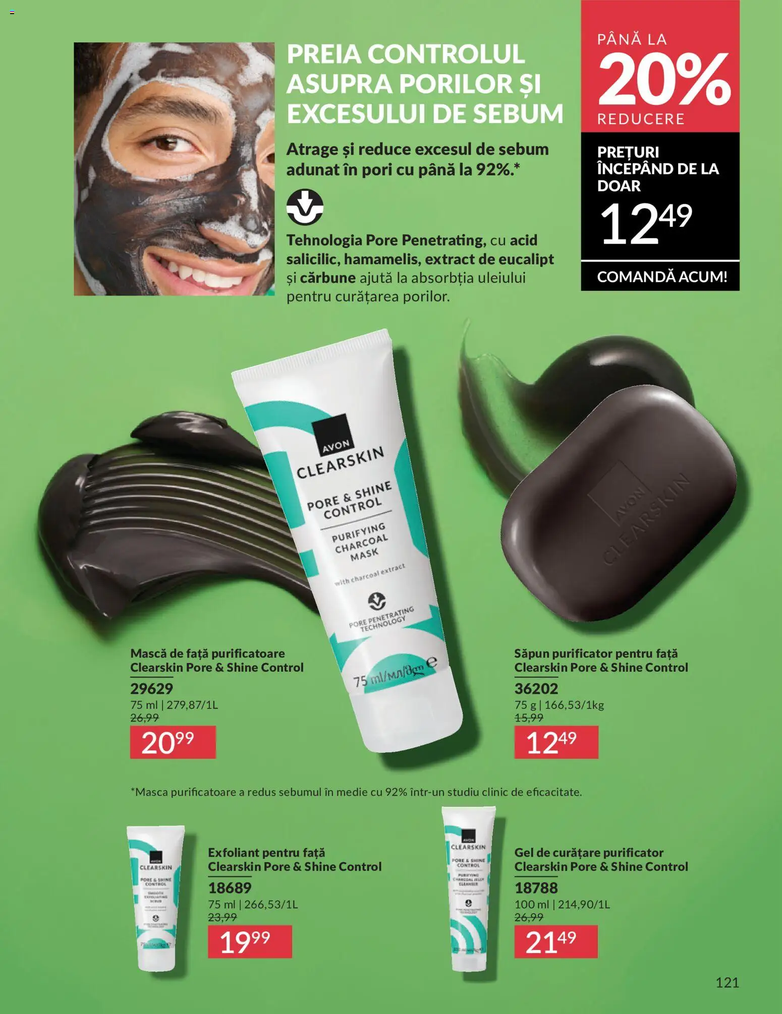 Catalog Avon 1 - 29 Iunie 2026 | Pagina 123 | Produse: Exfoliant, Gel de curățare, Săpun