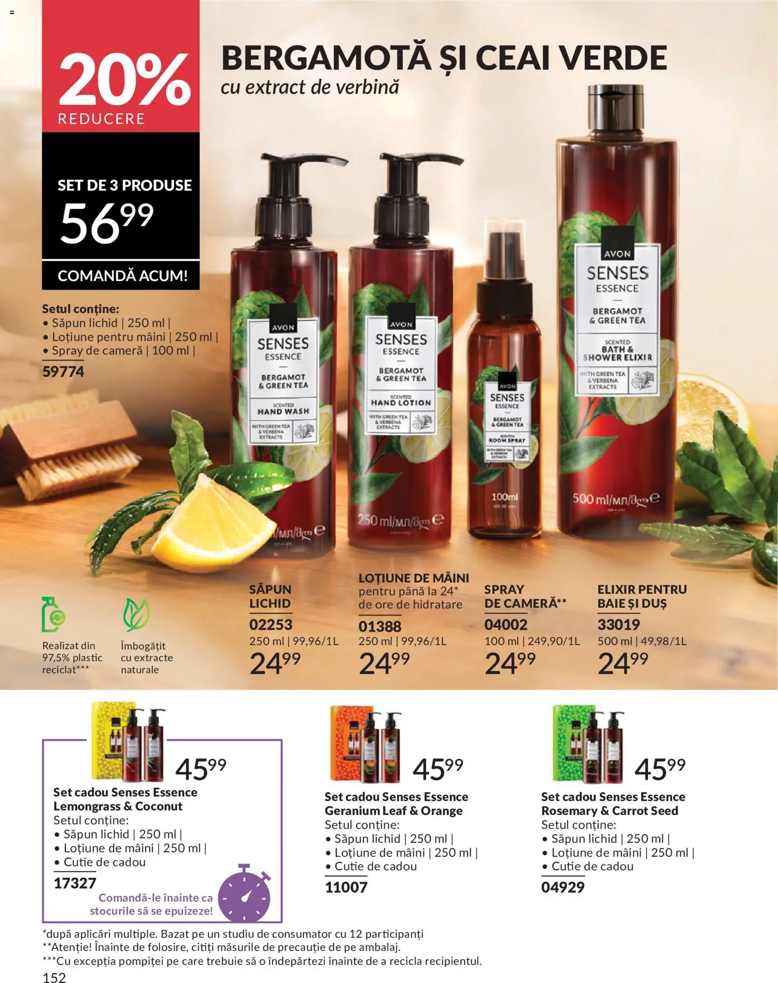 Catalog Avon 1 - 29 Iunie 2026 | Pagina 154 | Produse: Elixir, Săpun, Ceai, Săpun lichid