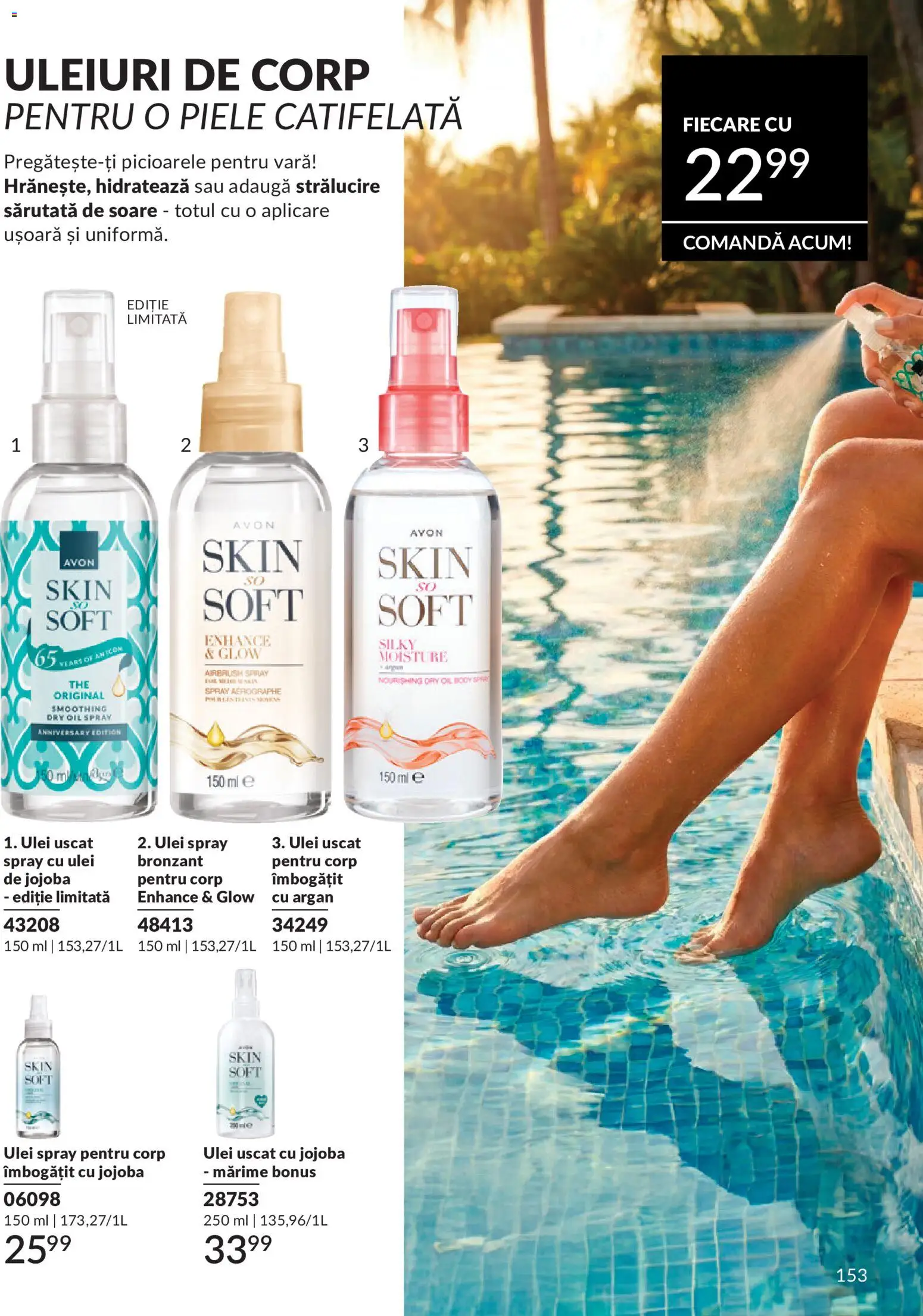 Catalog Avon 1 - 29 Iunie 2026 | Pagina 155 | Produse: Body, Ulei