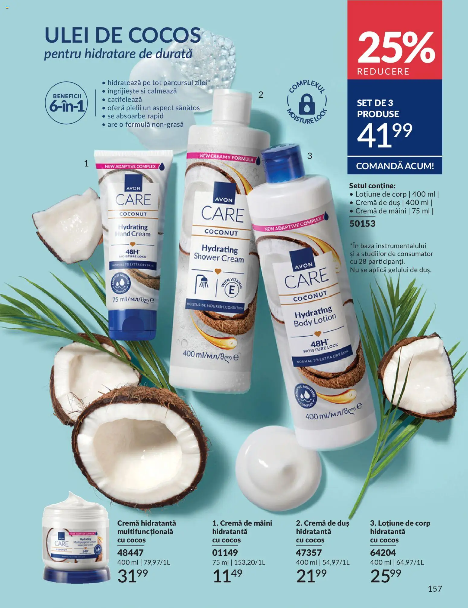Catalog Avon 1 - 29 Iunie 2026 | Pagina 159 | Produse: Body, Arapsaçı, Cremă, Ulei