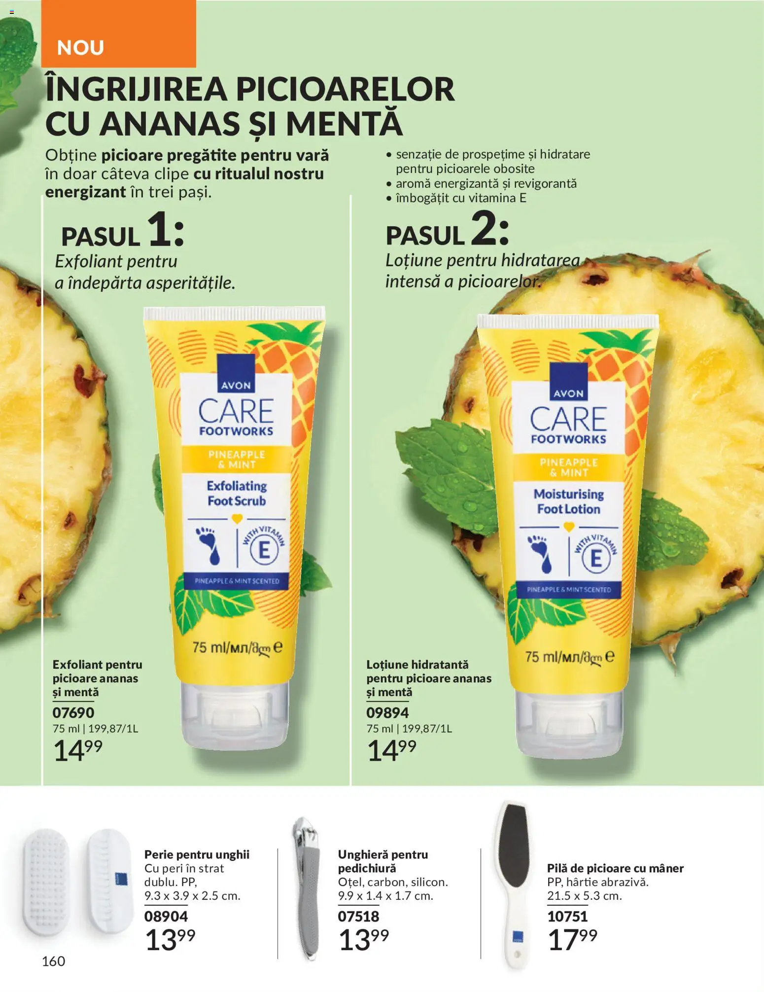 Catalog Avon 1 - 29 Iunie 2026 | Pagina 162 | Produse: Exfoliant, Mâner, Perie, Ananas