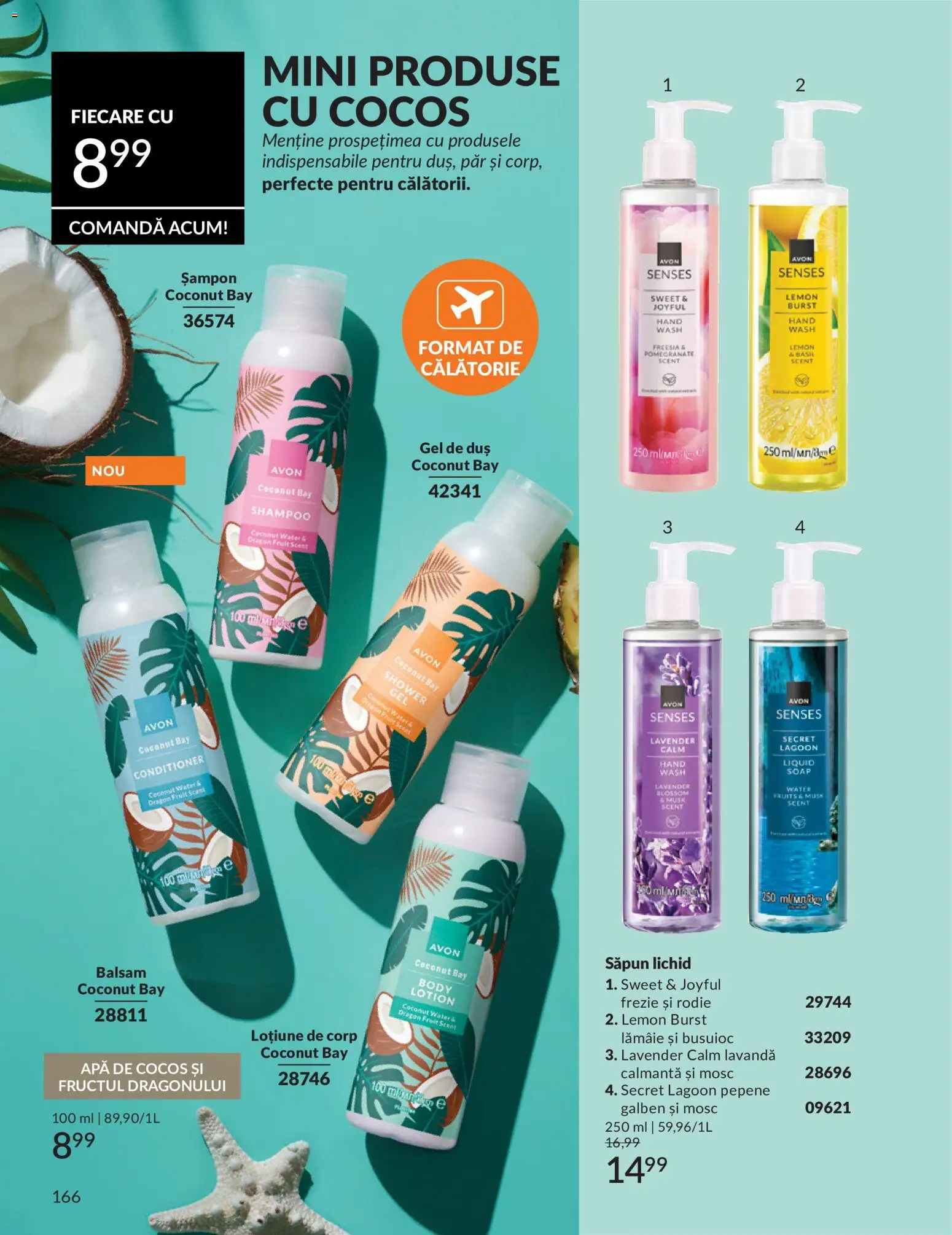 Catalog Avon 1 - 29 Iunie 2026 | Pagina 168 | Produse: Balsam, Săpun, Săpun lichid, Apă