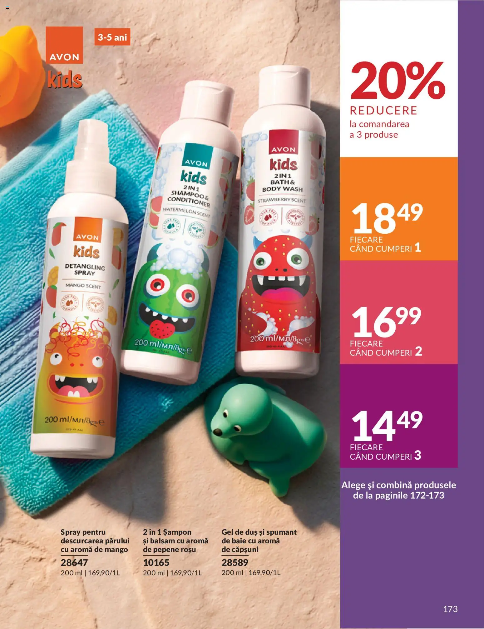 Catalog Avon 1 - 29 Iunie 2026 | Pagina 175 | Produse: Șampon, Balsam, Căpșuni, Mango