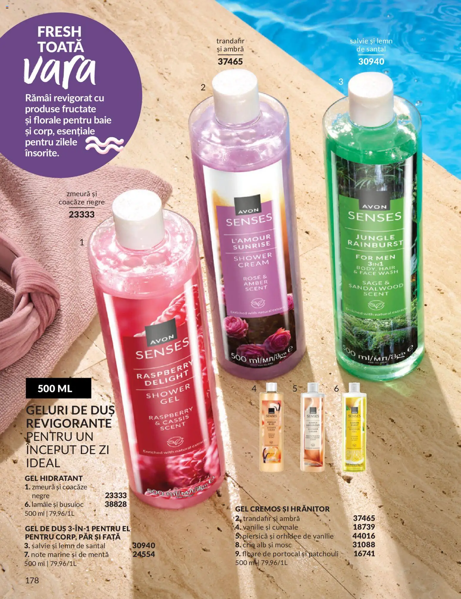 Catalog Avon 1 - 29 Iunie 2026 | Pagina 180 | Produse: Piersică, Zmeură, Orhidee, Lămâie