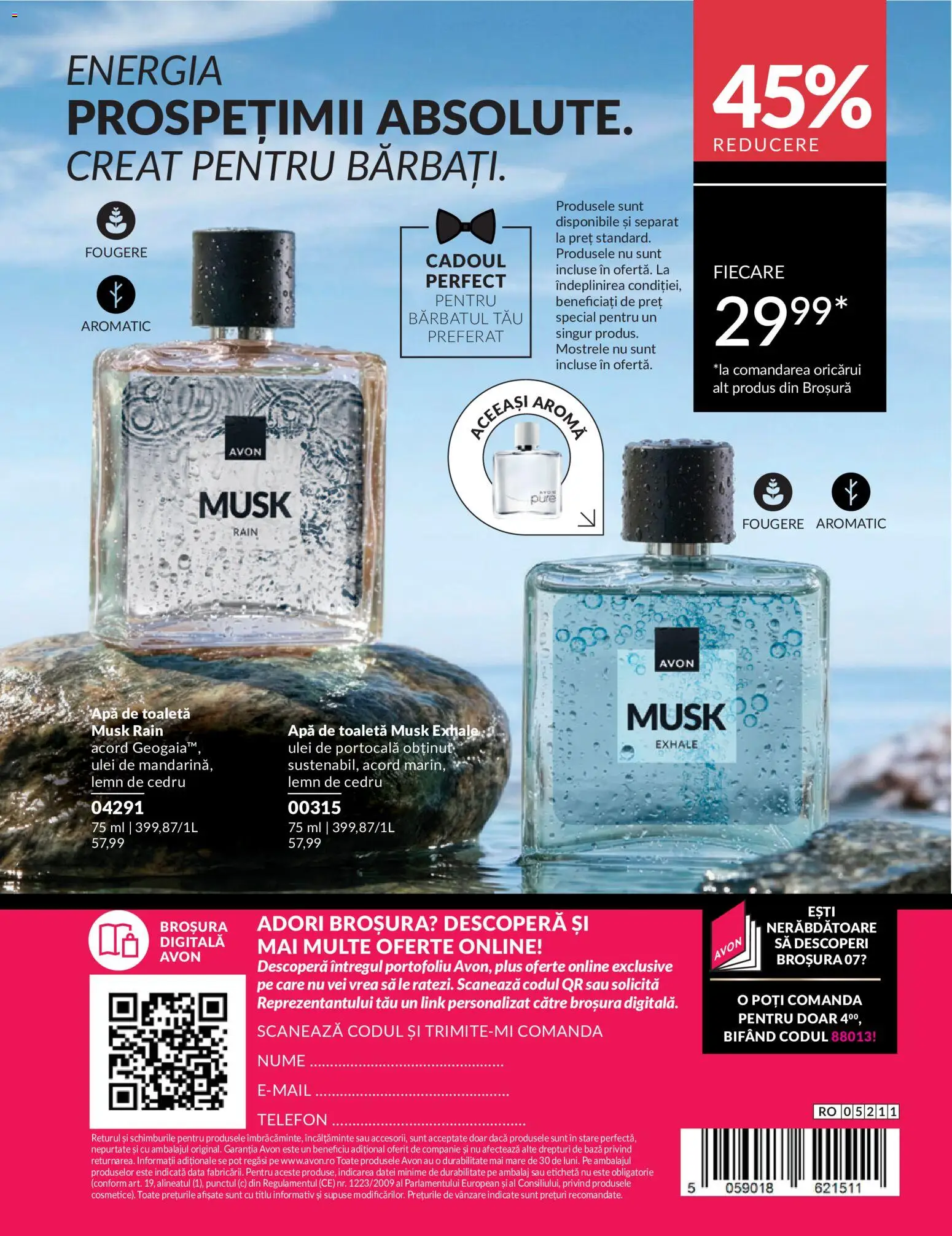 Catalog Avon 1 - 29 Iunie 2026 | Pagina 182 | Produse: Telefon, Toaletă, Ulei, Apă