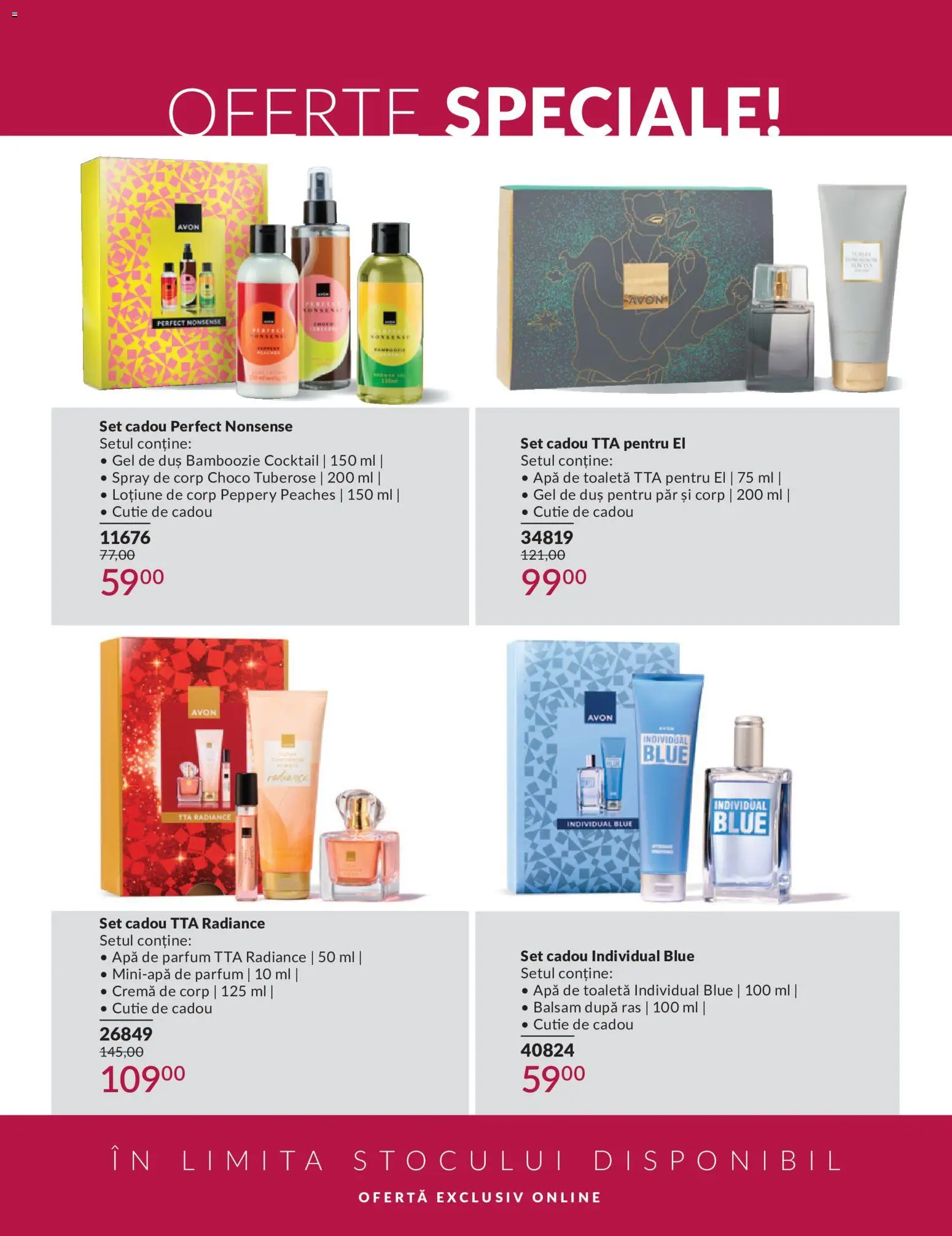 Catalog Avon 1 - 29 Iunie 2026 | Pagina 206 | Produse: Cutie, Apă de toaletă, Cremă de corp, Apă