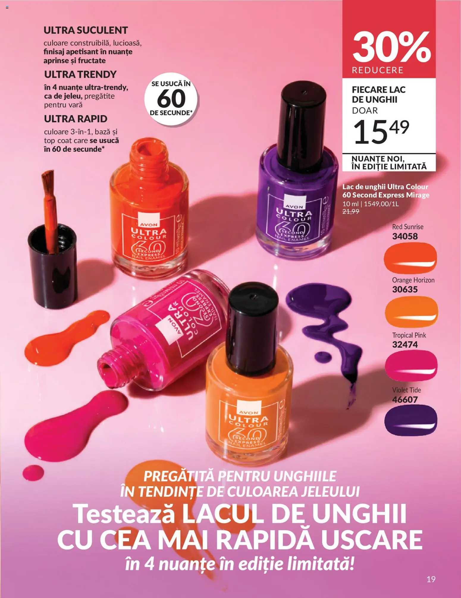 Catalog Avon 1 - 29 Iunie 2026 | Pagina 21 | Produse: Top coat, Top, Lac de unghii