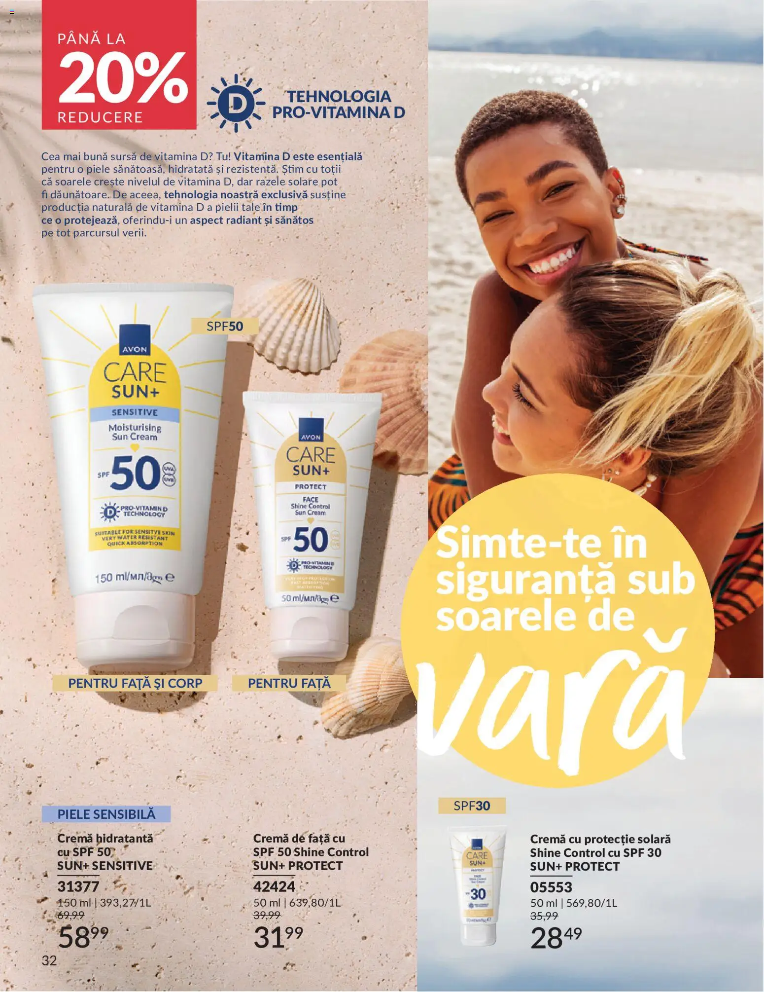 Catalog Avon 1 - 29 Iunie 2026 | Pagina 34 | Produse: Arapsaçı, Cremă, Protecție solară