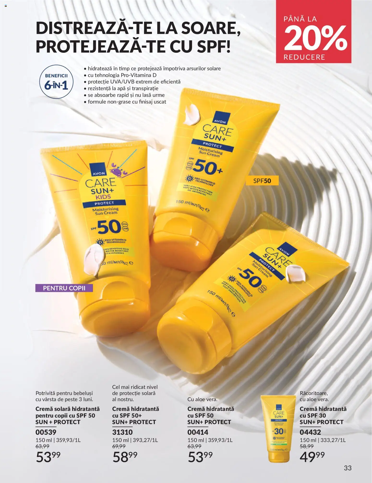 Catalog Avon 1 - 29 Iunie 2026 | Pagina 35 | Produse: Arapsaçı, Cremă, Protecție solară, Apă