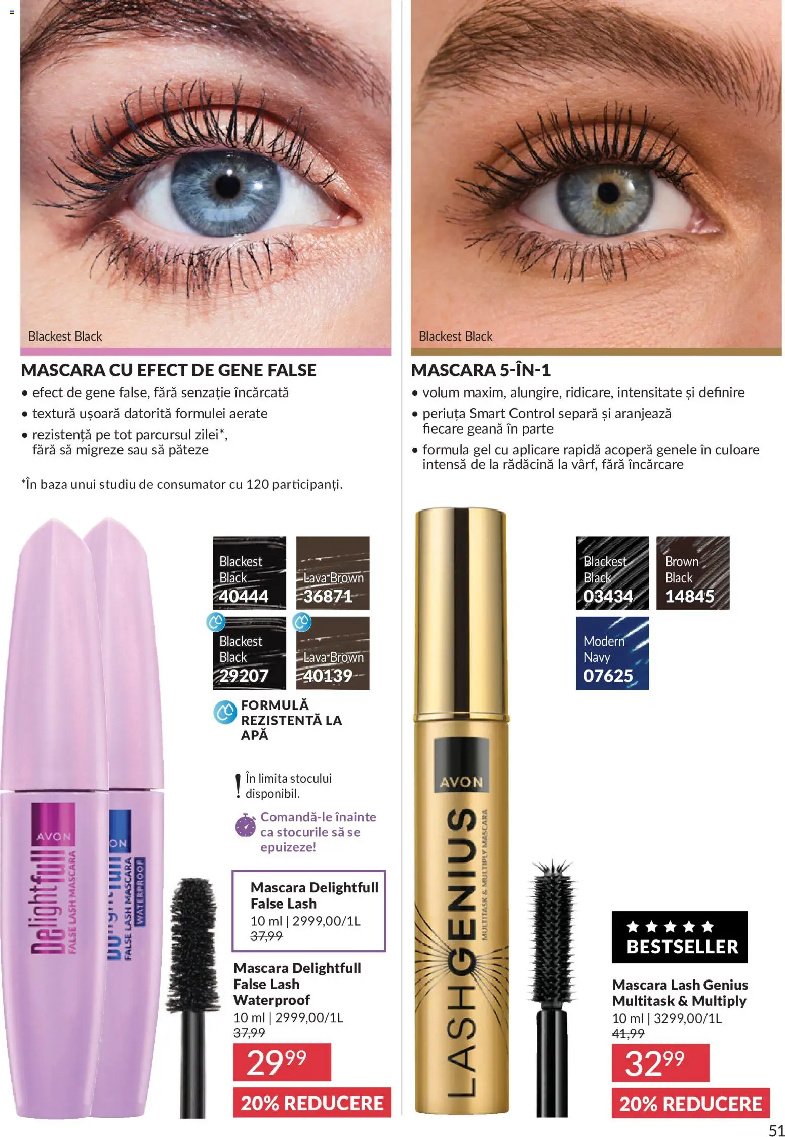 Catalog Avon 1 - 29 Iunie 2026 | Pagina 53 | Produse: Mascara, Gene false