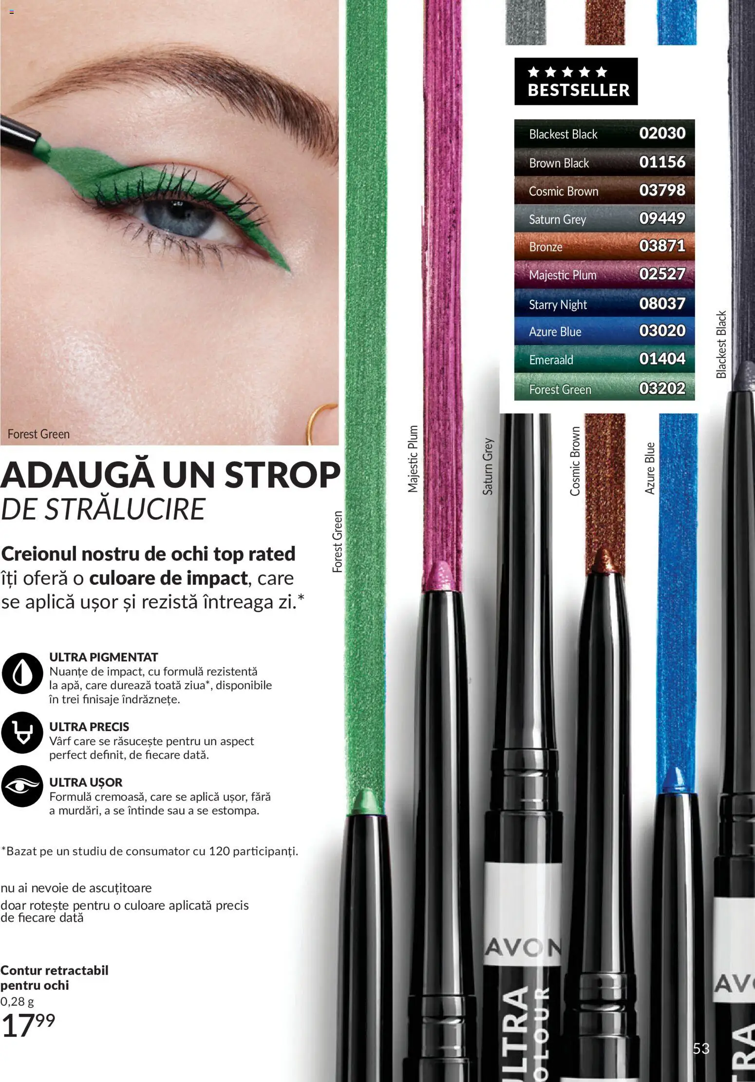 Catalog Avon 1 - 29 Iunie 2026 | Pagina 55 | Produse: Top, Ascuțitoare, Creion de ochi