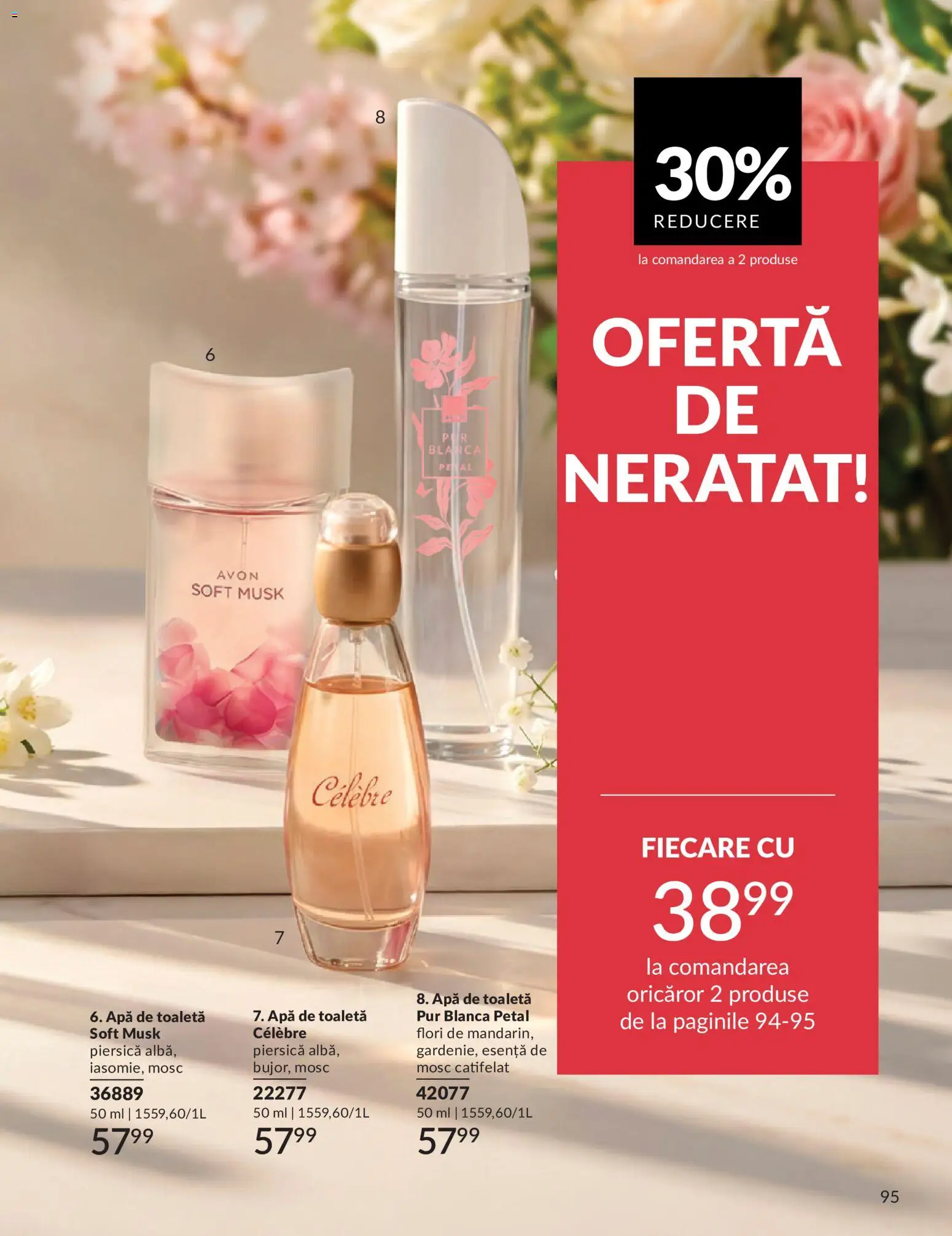 Catalog Avon 1 - 29 Iunie 2026 | Pagina 97 | Produse: Piersică, Toaletă, Apă de toaletă, Apă