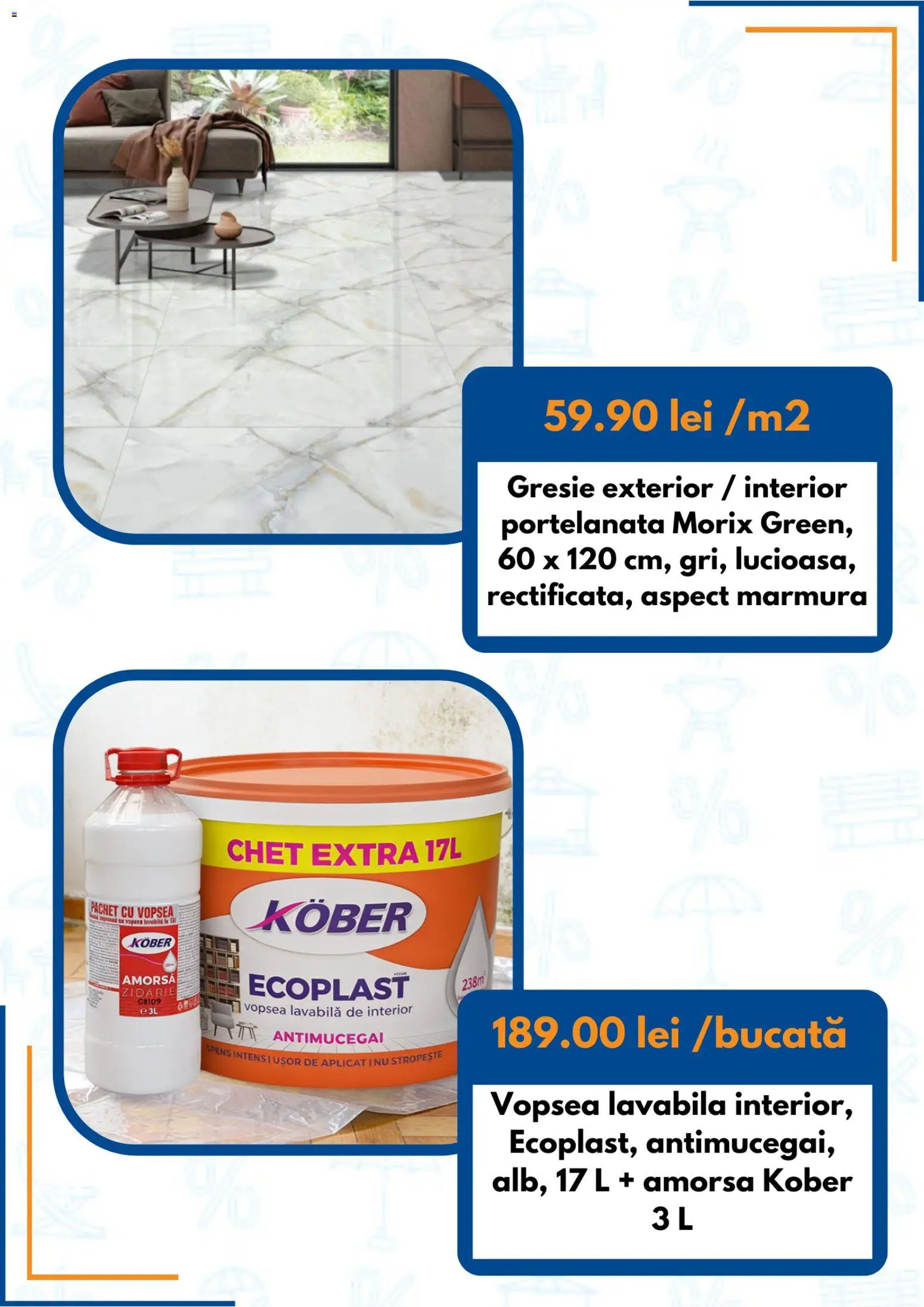 Catalog Dedeman 1 - 29 Iunie 2026 | Pagina 5 | Produse: Vopsea, Gresie, Türk kahvesi öğütme değirmeni, Amorsă