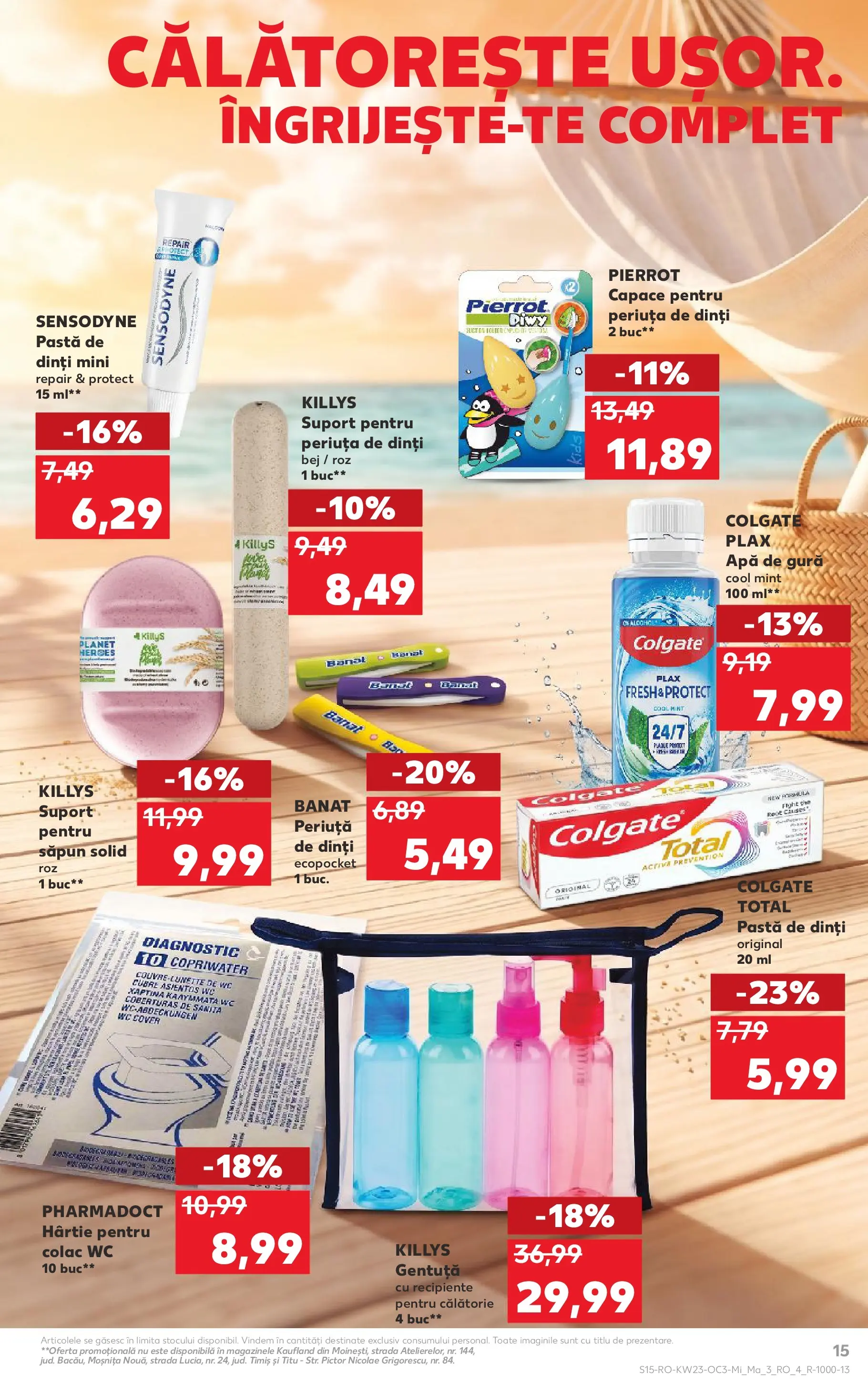 Catalog Kaufland 3 - 8 Iunie 2026 | Pagina 15 | Produse: Săpun solid, Recipiente, Pastă de dinți, Periuță de dinți