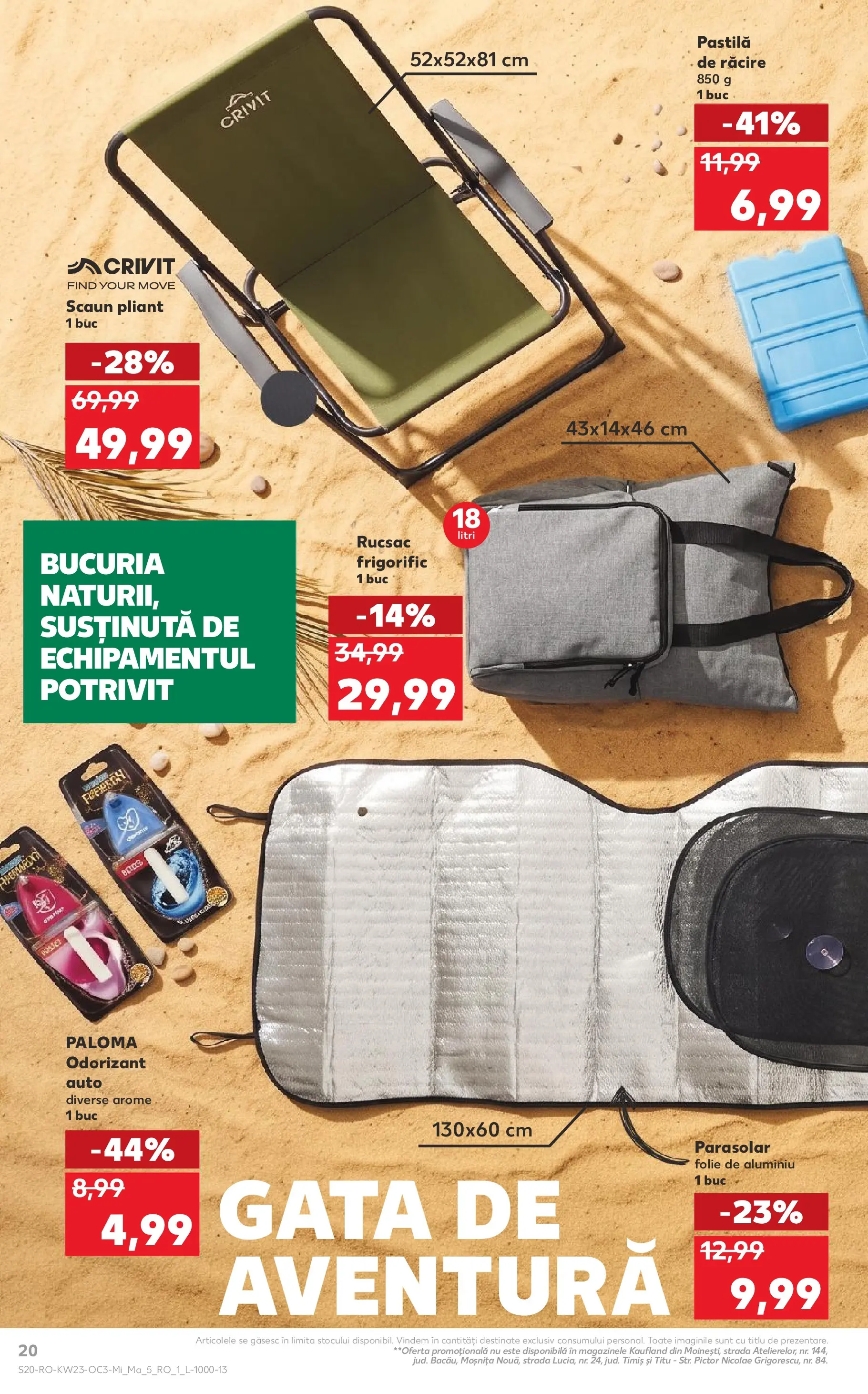 Catalog Kaufland 3 - 8 Iunie 2026 | Pagina 20 | Produse: Scaun, Rucsac