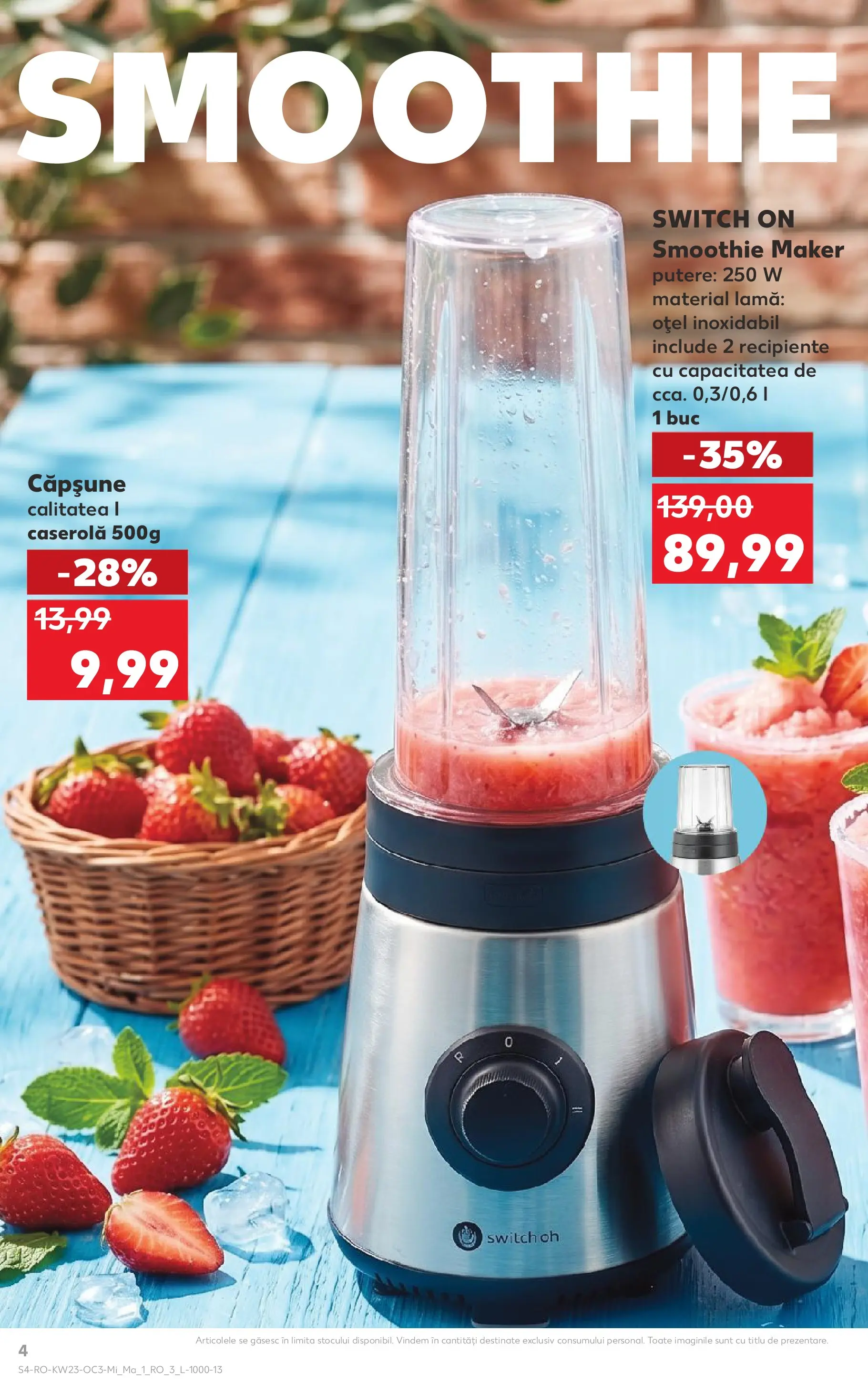 Catalog Kaufland 3 - 8 Iunie 2026 | Pagina 4 | Produse: Recipiente, Smoothie