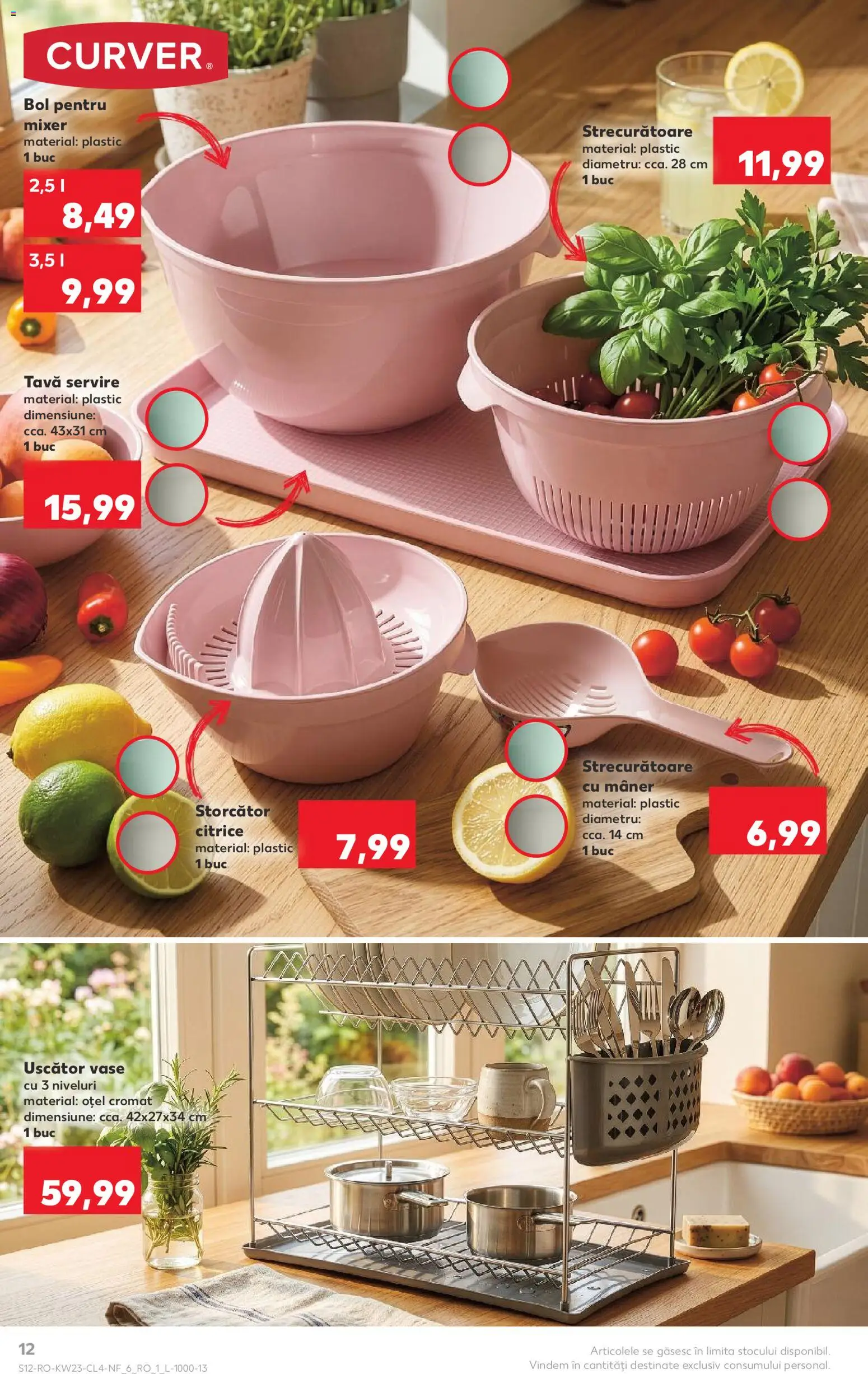 Catalog Kaufland 3 - 8 Iunie 2026 | Pagina 12 | Produse: Uscător, Mixer, Storcător, Bol
