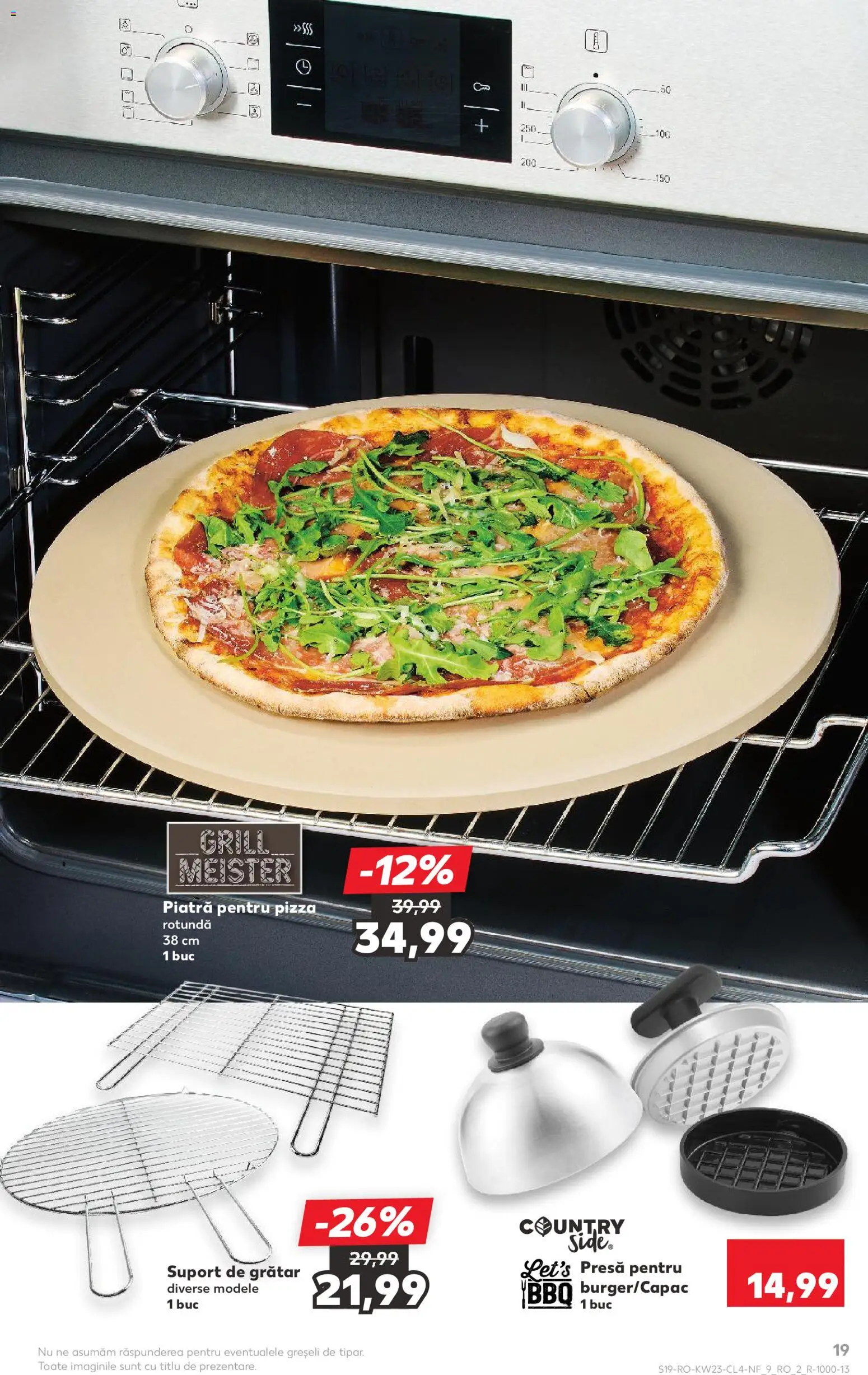 Catalog Kaufland 3 - 8 Iunie 2026 | Pagina 19 | Produse: Grill, Presă, Grătar, Pizza