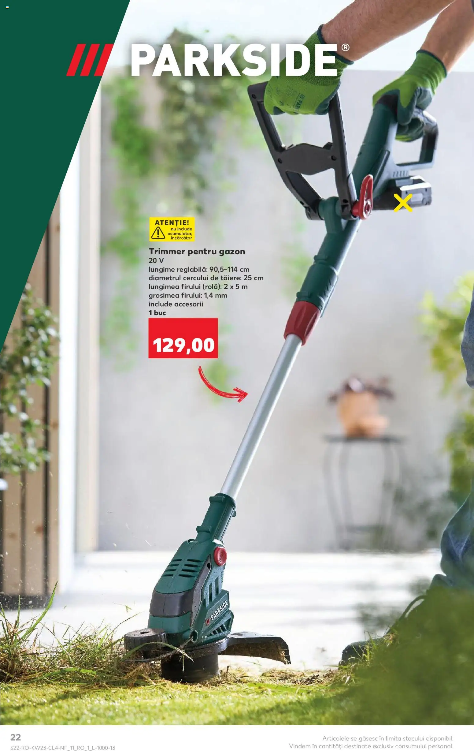 Catalog Kaufland 3 - 8 Iunie 2026 | Pagina 22 | Produse: Trimmer, Încărcător