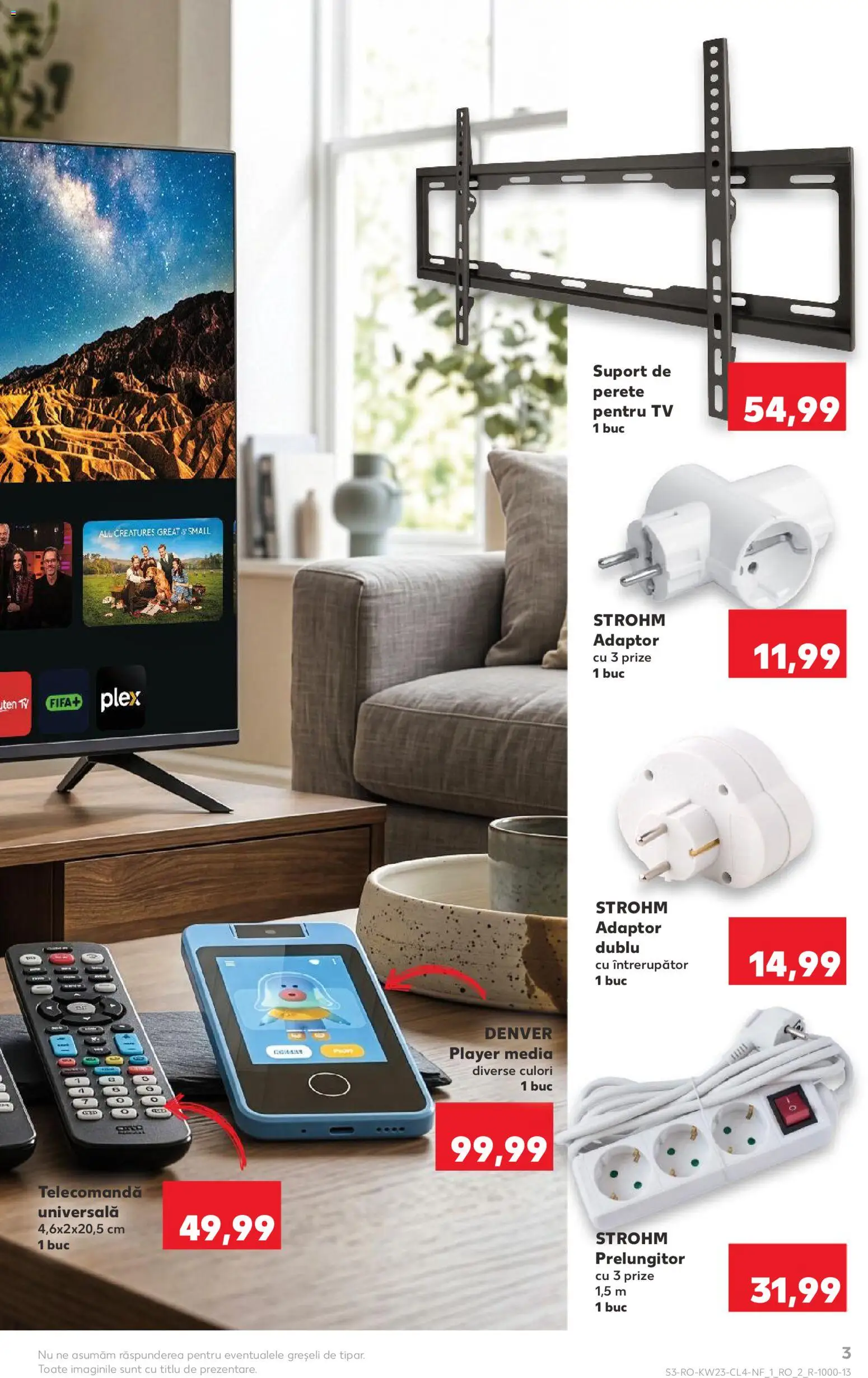 Catalog Kaufland 3 - 8 Iunie 2026 | Pagina 3 | Produse: Prize, Prelungitor, Player, Adaptor
