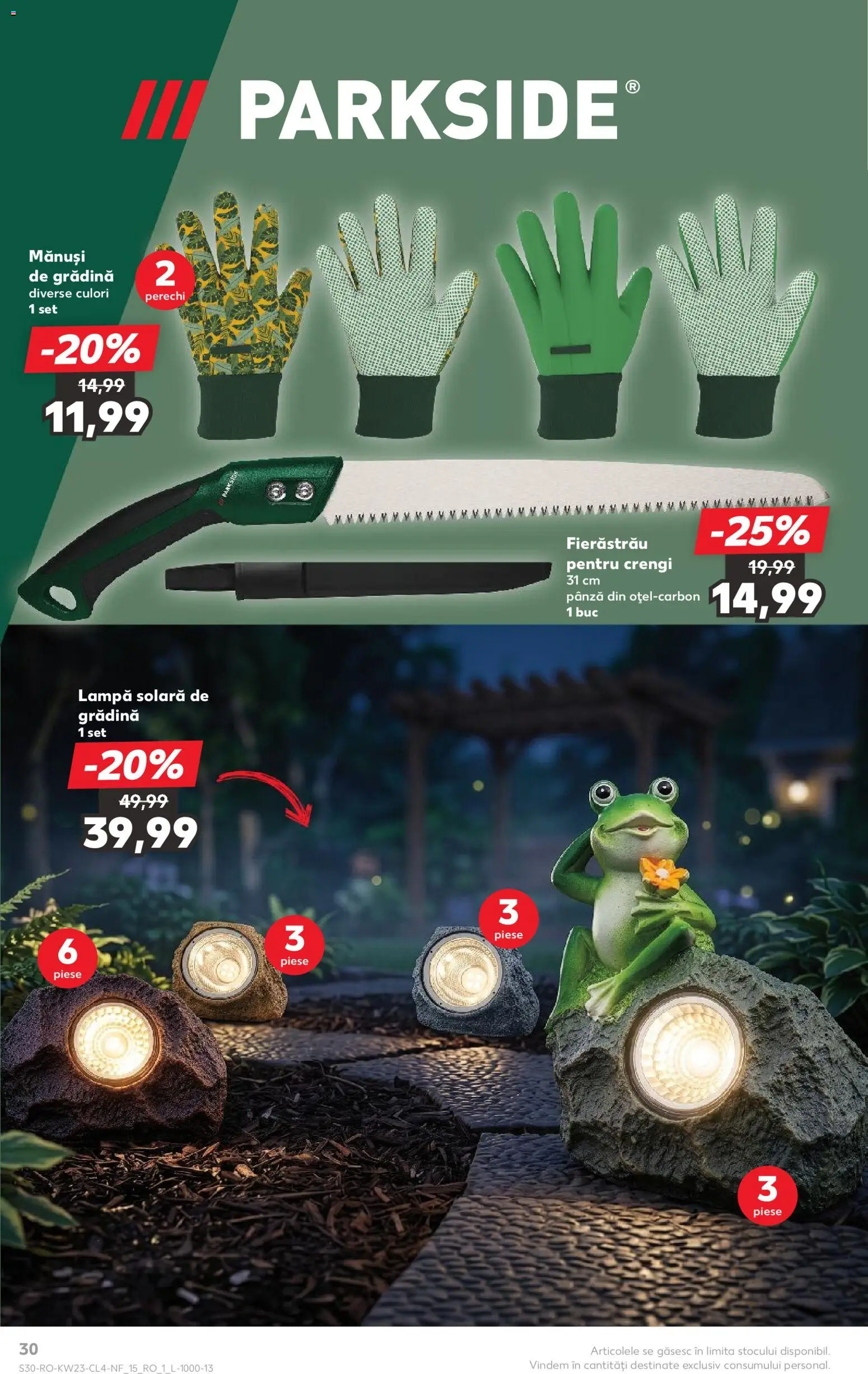 Catalog Kaufland 3 - 8 Iunie 2026 | Pagina 30 | Produse: Mănuși, Lampă