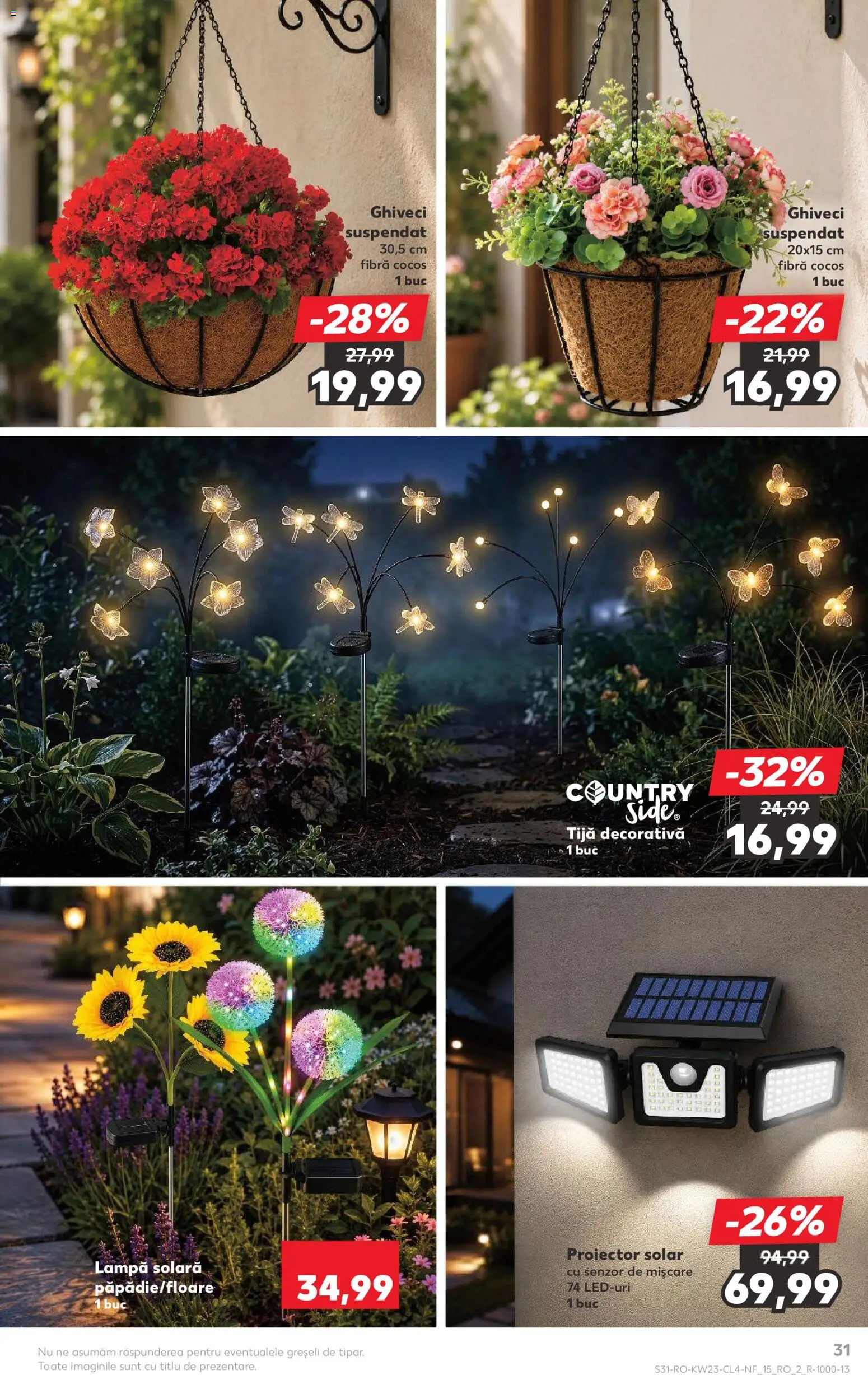 Catalog Kaufland 3 - 8 Iunie 2026 | Pagina 31 | Produse: T cetveli, Ghiveci, Lampă