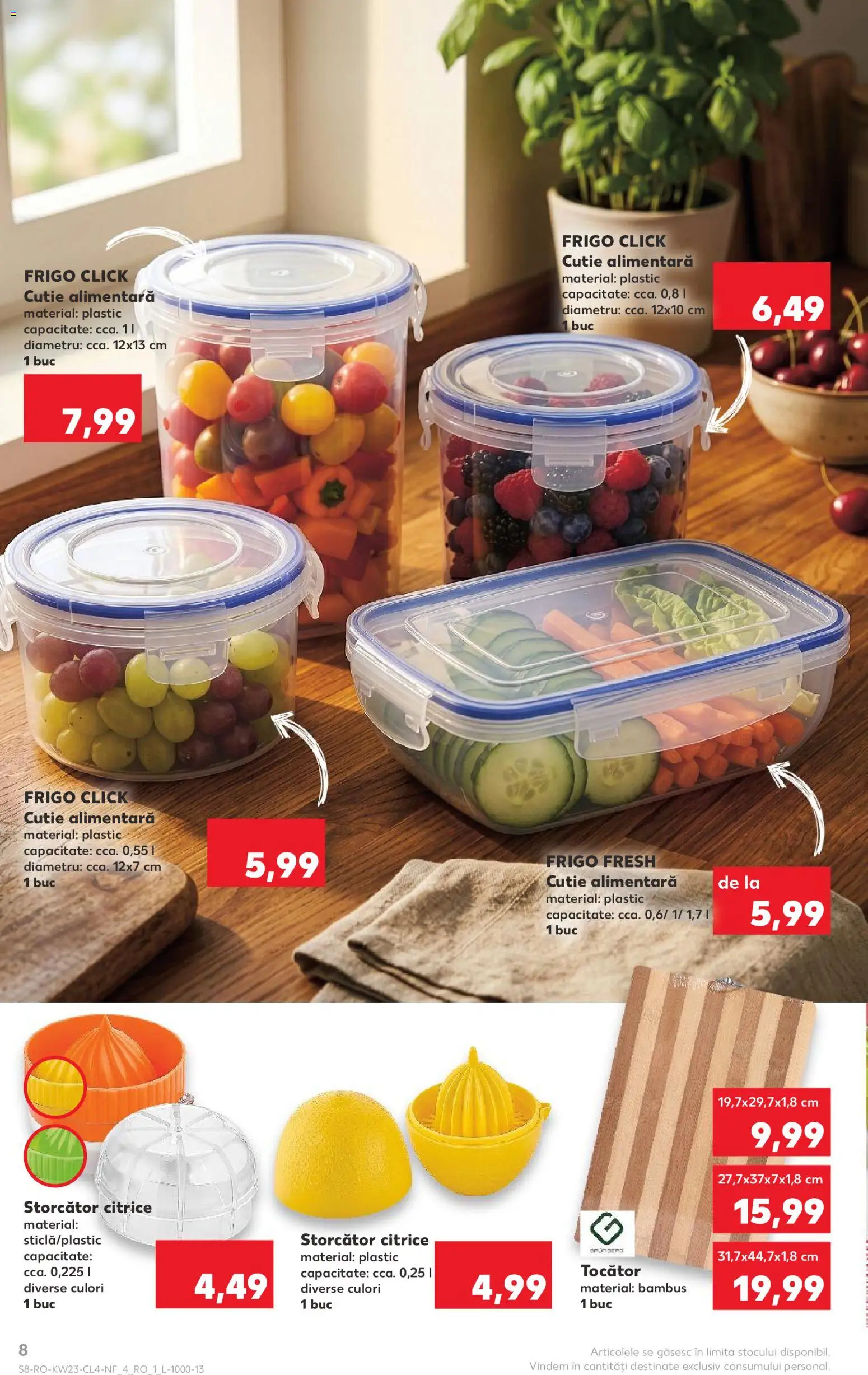 Catalog Kaufland 3 - 8 Iunie 2026 | Pagina 8 | Produse: Storcător, Cutie, Tocător