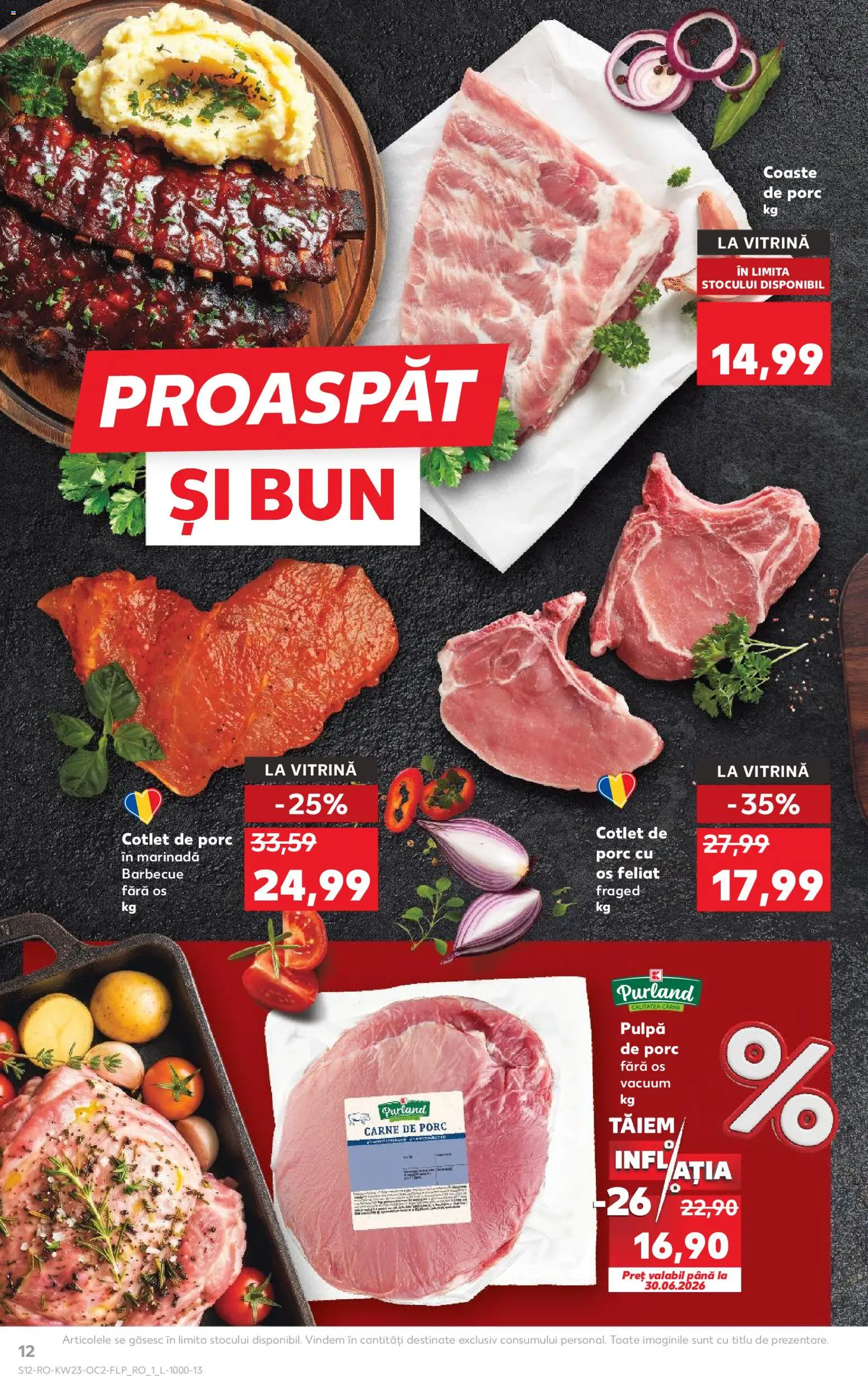 Catalog Kaufland 3 - 8 Iunie 2026 | Pagina 12 | Produse: Lait de coco, Vitrină, Carne De Porc, Marinadă
