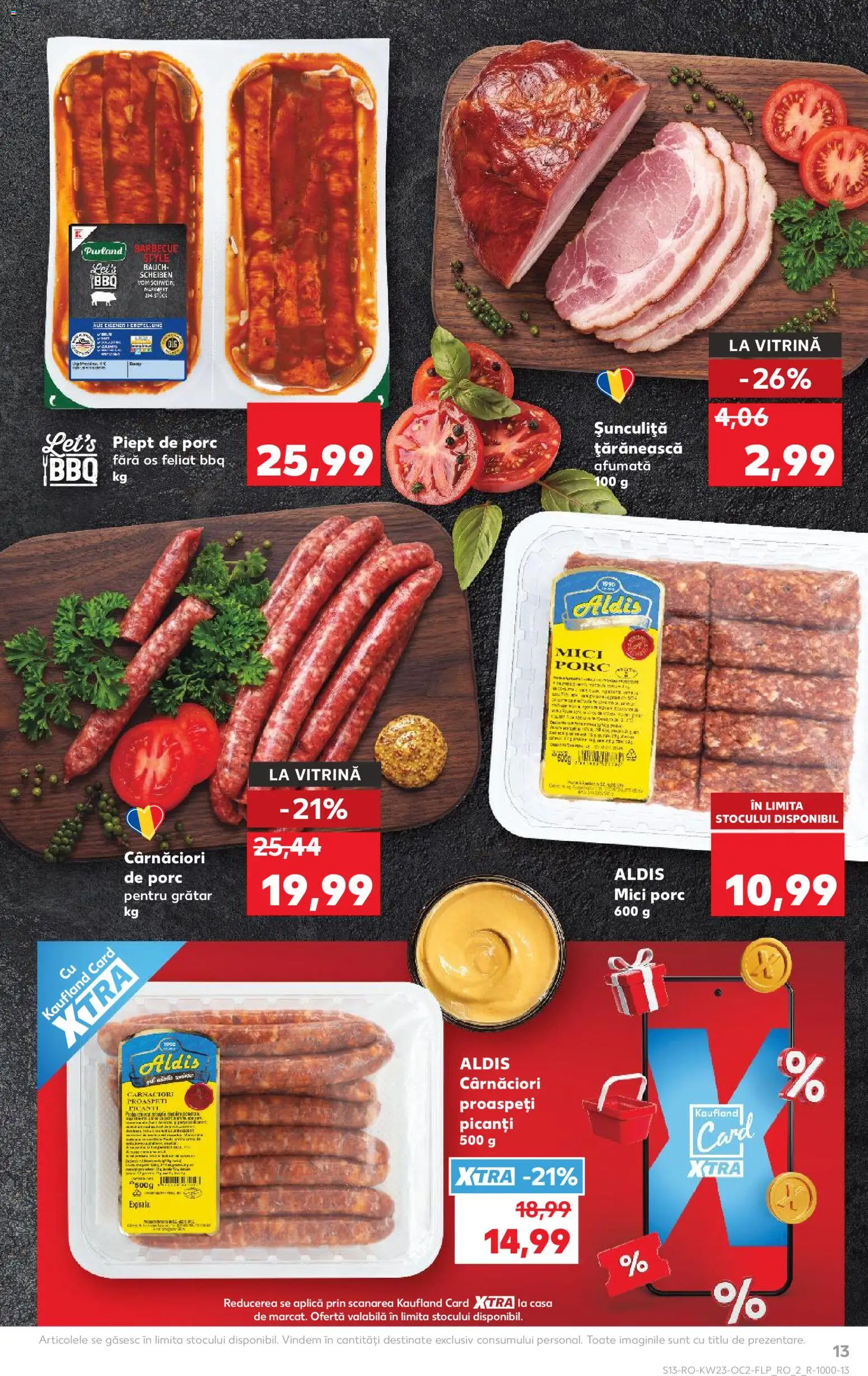 Catalog Kaufland 3 - 8 Iunie 2026 | Pagina 13 | Produse: Grătar, Vitrină, Mici