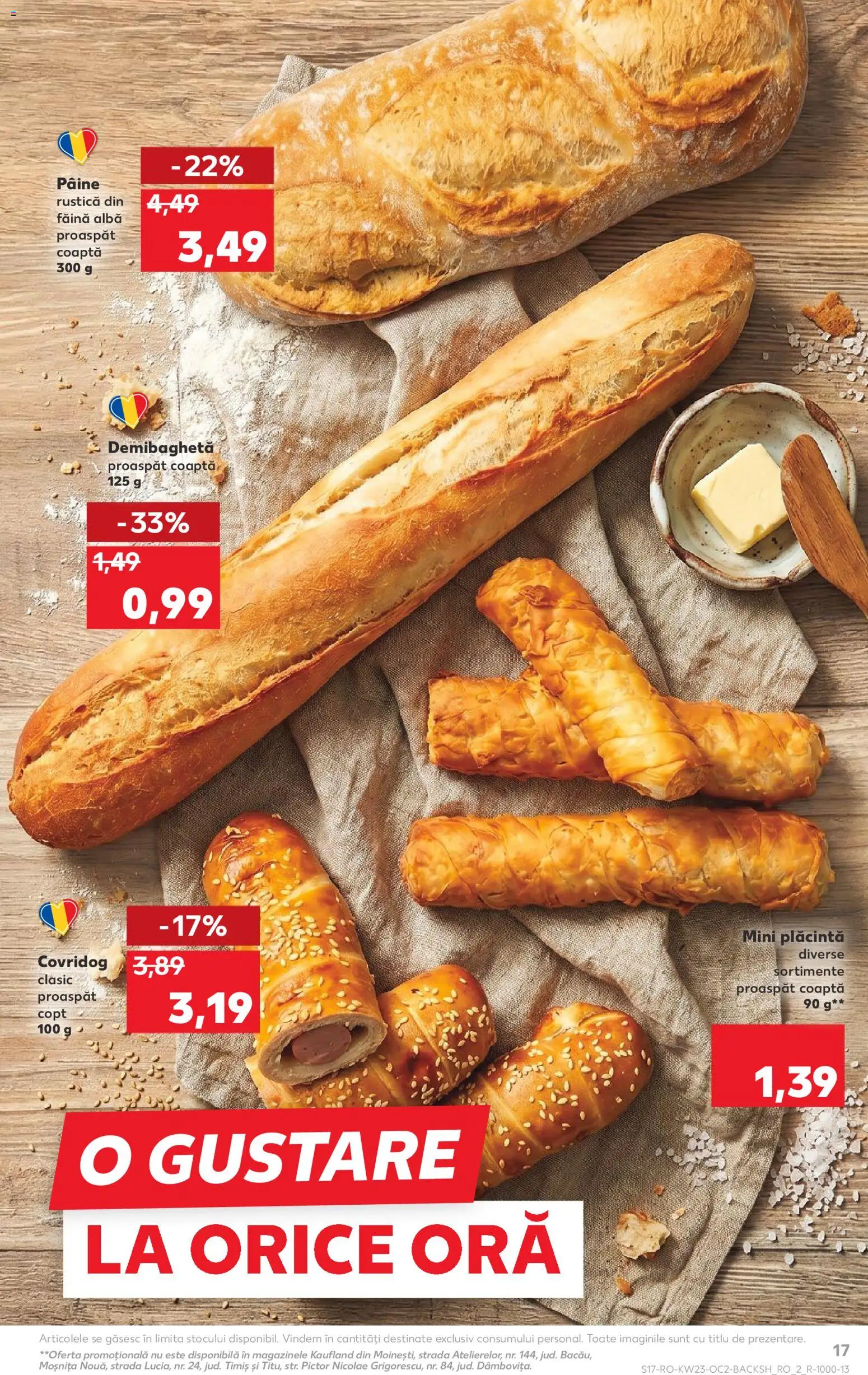 Catalog Kaufland 3 - 8 Iunie 2026 | Pagina 17 | Produse: Plăcintă, Pâine, Făină