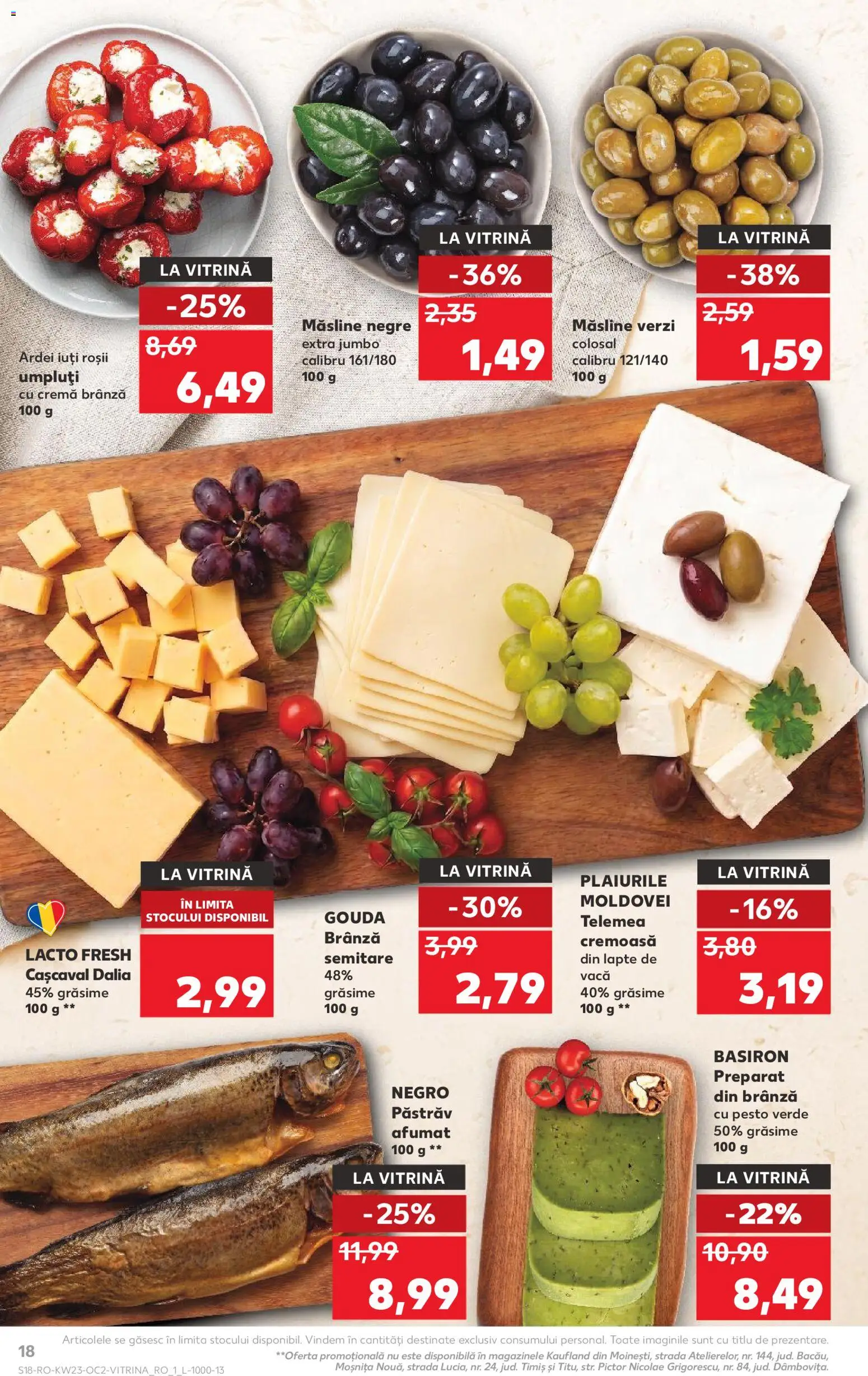 Catalog Kaufland 3 - 8 Iunie 2026 | Pagina 18 | Produse: Hijyenik ped, Lapte, Cremă, Gouda