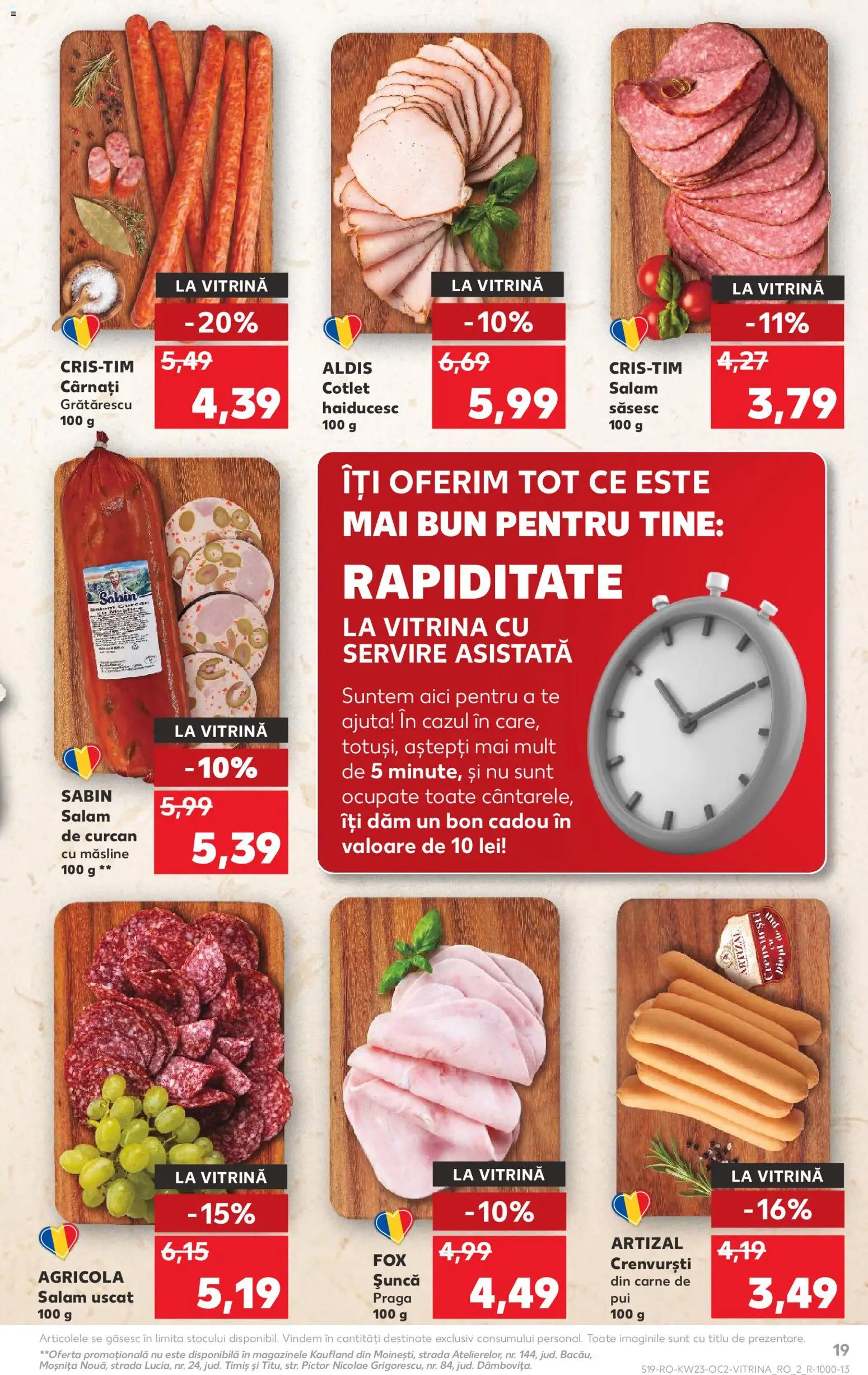 Catalog Kaufland 3 - 8 Iunie 2026 | Pagina 19 | Produse: Lait de coco, Hacıyatmaz Kedi Oyuncağı, Vitrină, Salam