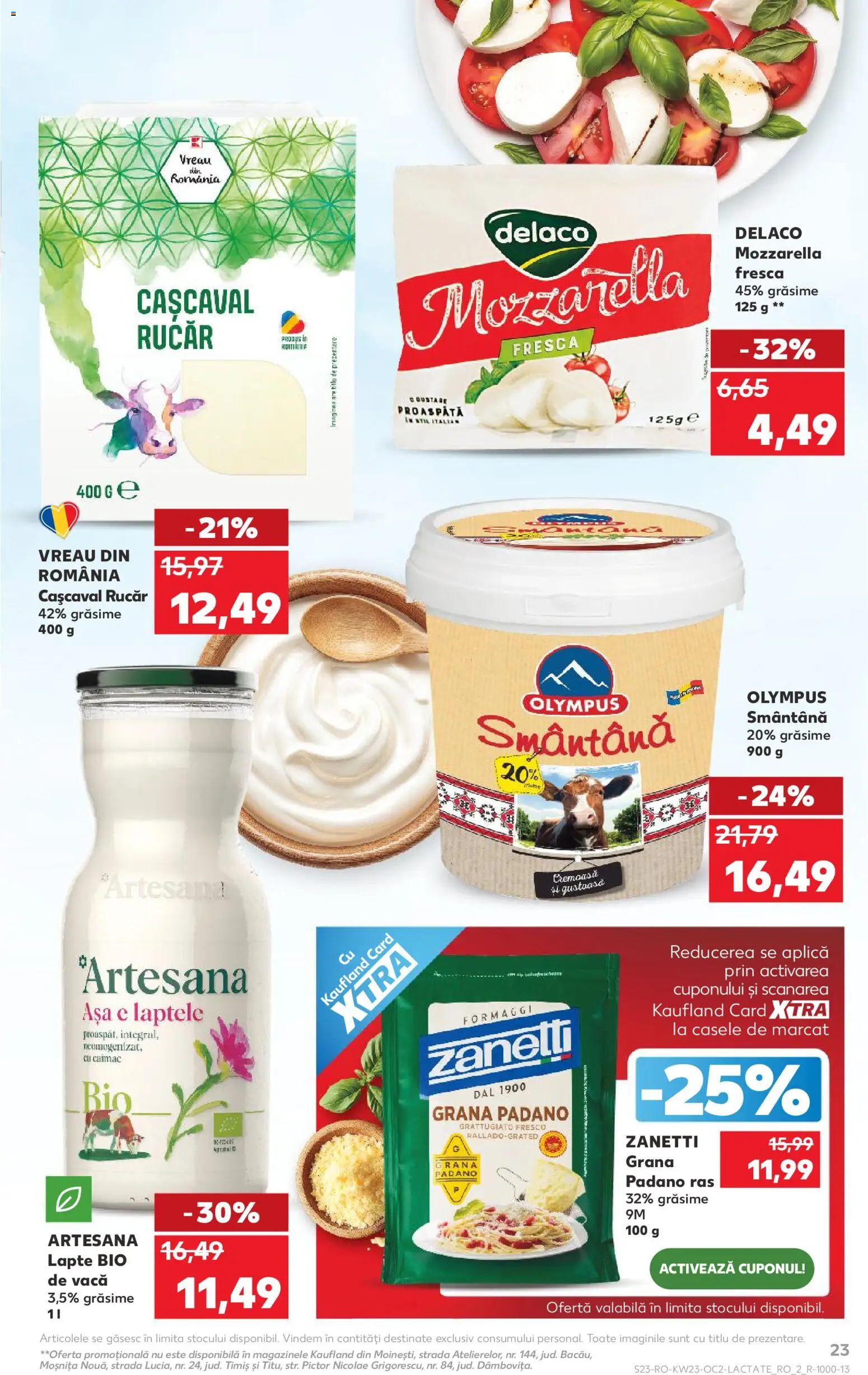 Catalog Kaufland 3 - 8 Iunie 2026 | Pagina 23 | Produse: Light Kedi Konservesi, Cașcaval, Mozzarella, Lapte
