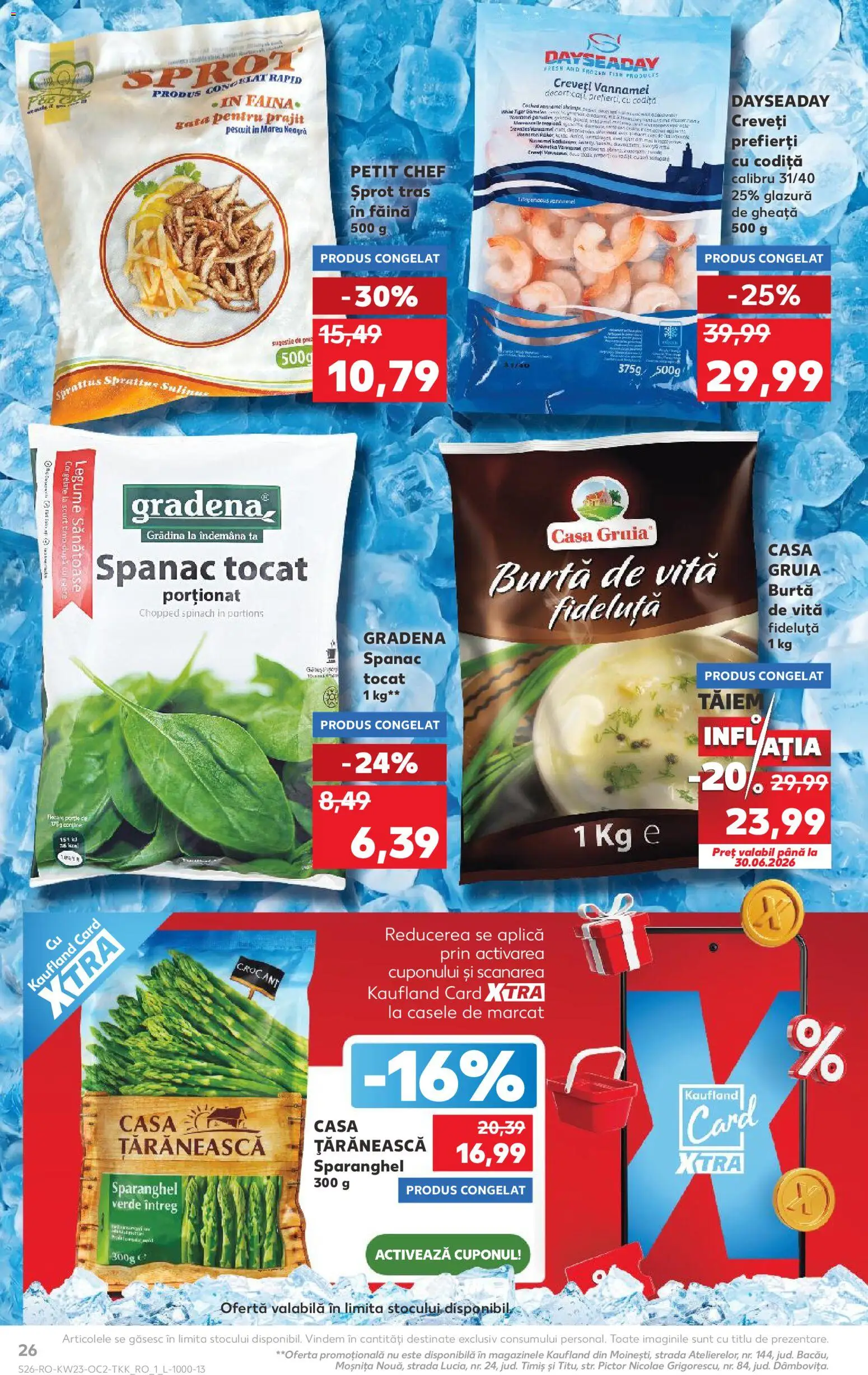 Catalog Kaufland 3 - 8 Iunie 2026 | Pagina 26 | Produse: Făină, Legume