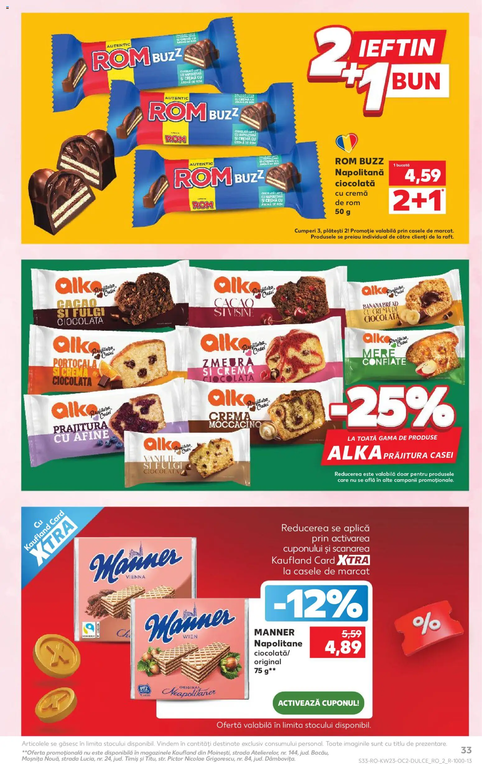 Catalog Kaufland 3 - 8 Iunie 2026 | Pagina 33 | Produse: Afine, Zmeură, Cremă, Fulgi